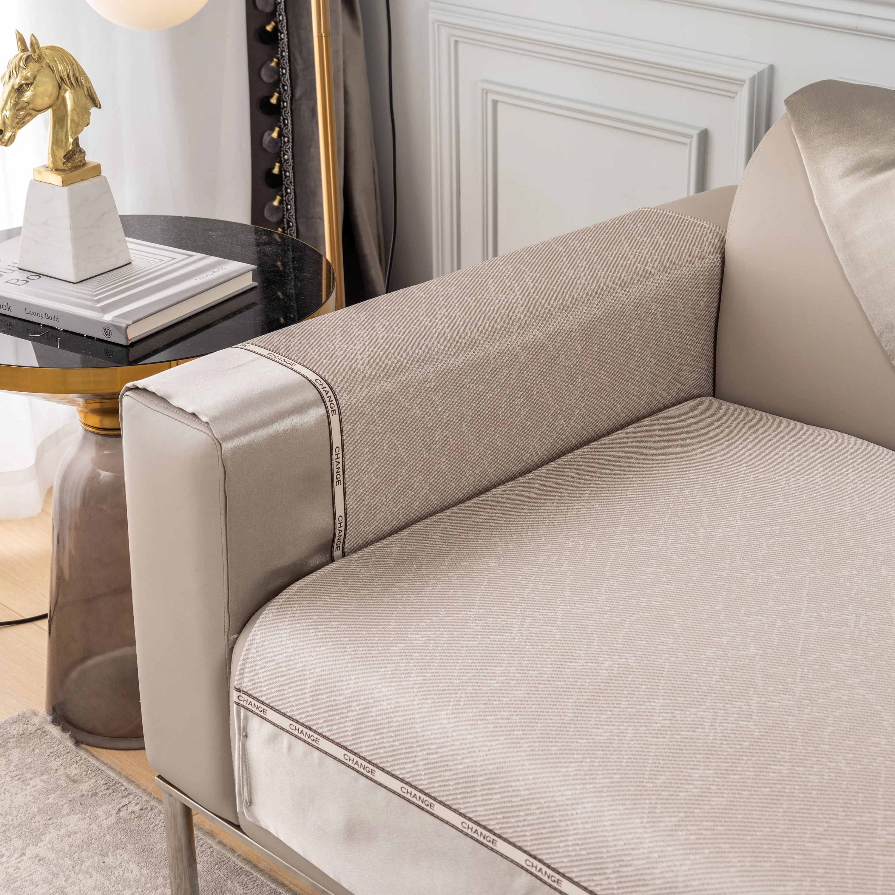 Non-Slip Universal Couch Covers for Sectional Sofas & Cushions - Slipcovers for Dogs and Pets - Image 18