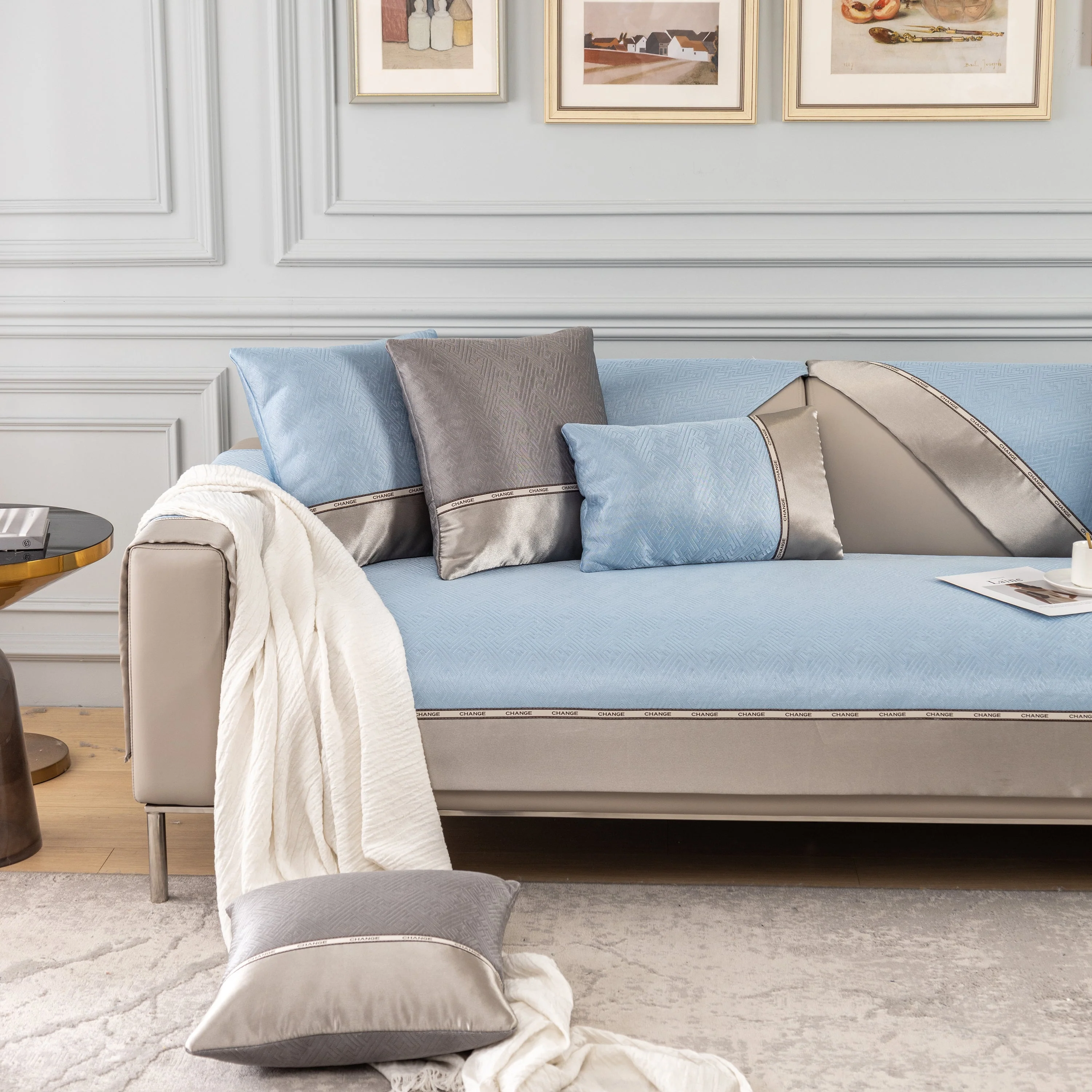 Non-Slip Universal Sofa Covers for Sectional Couch and Couch Cushions - Sofa Slipcovers for Dogs and Pets - Image 10