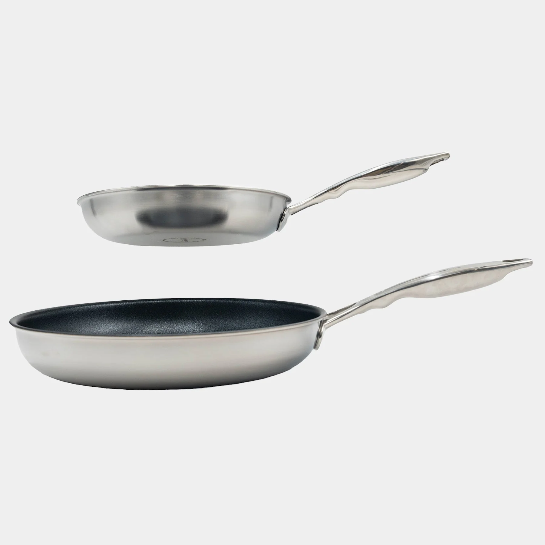 Nonstick Clad Fry Pan 2-Piece Set - Induction - Image 4