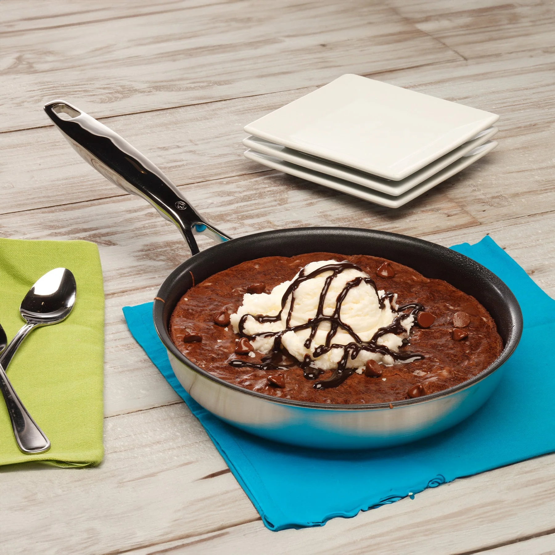 Nonstick Clad Fry Pan - Induction - Image 2