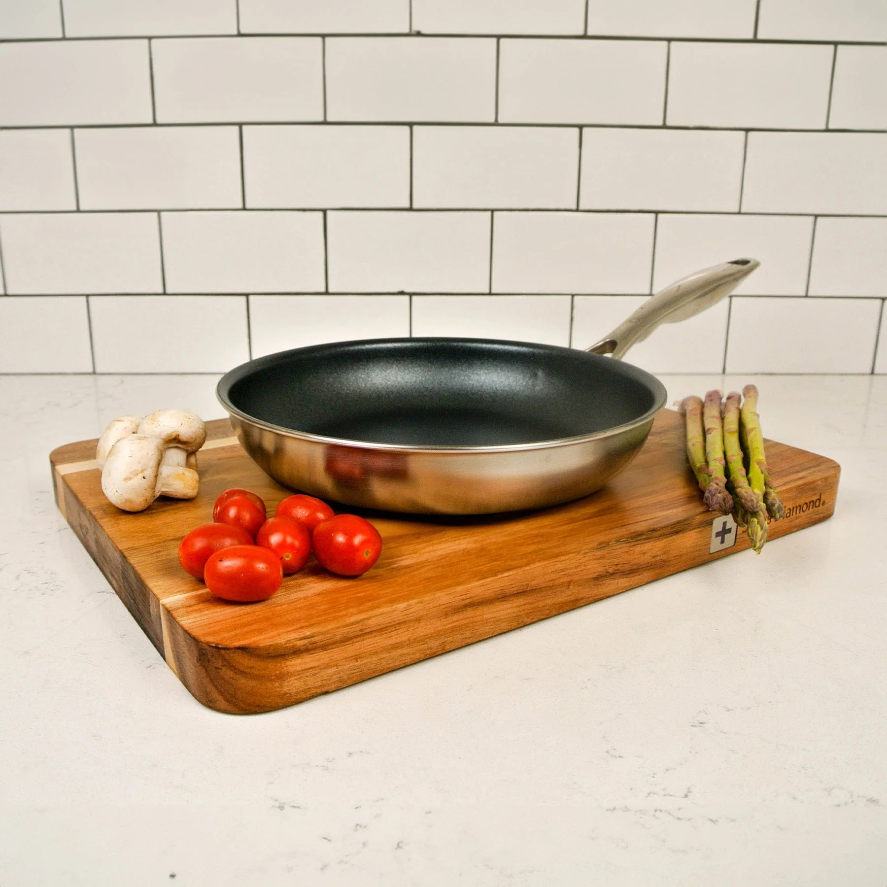 Nonstick Clad Fry Pan - Induction - Image 3