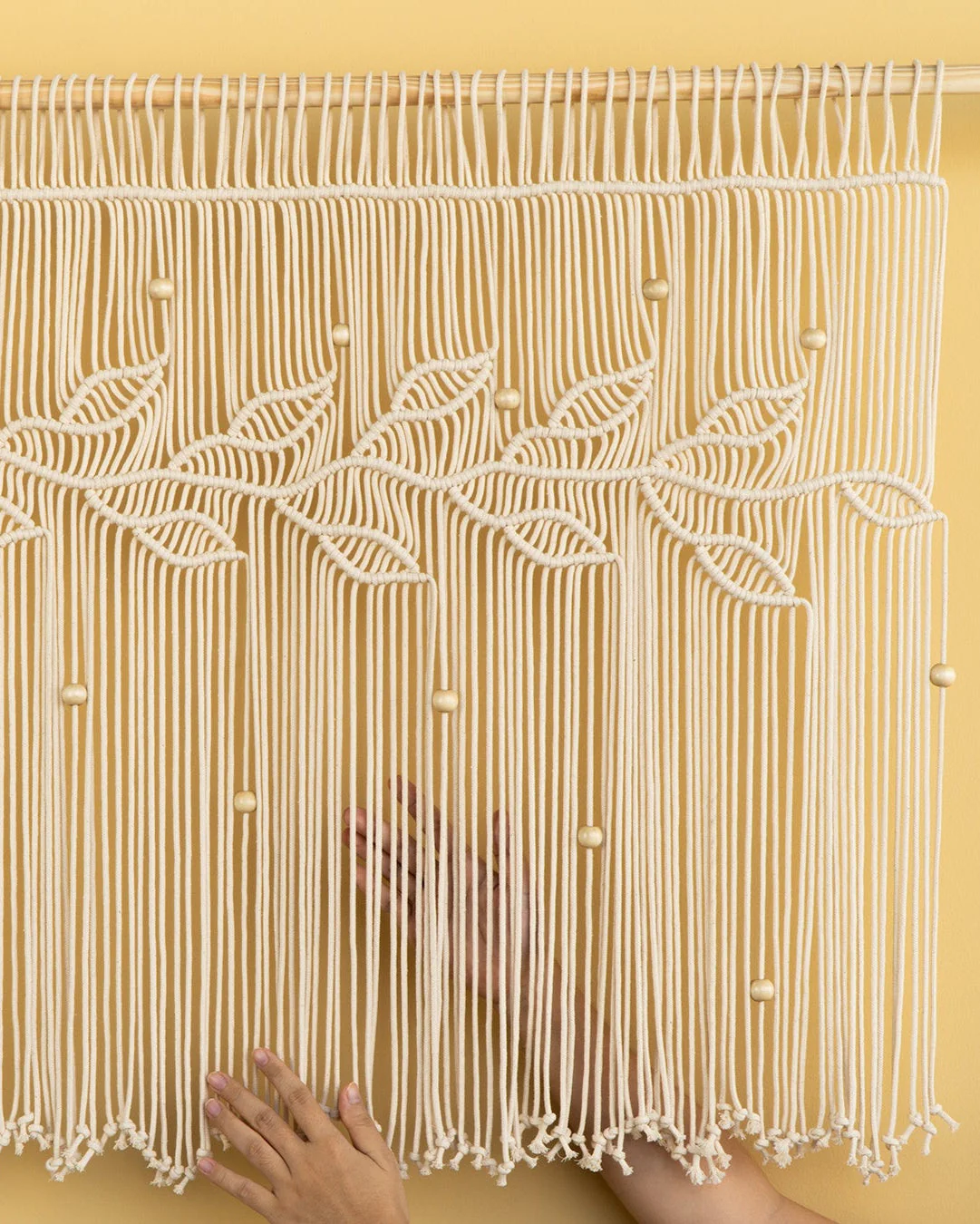 Nordica Natural Macrame Window Curtain - Image 9