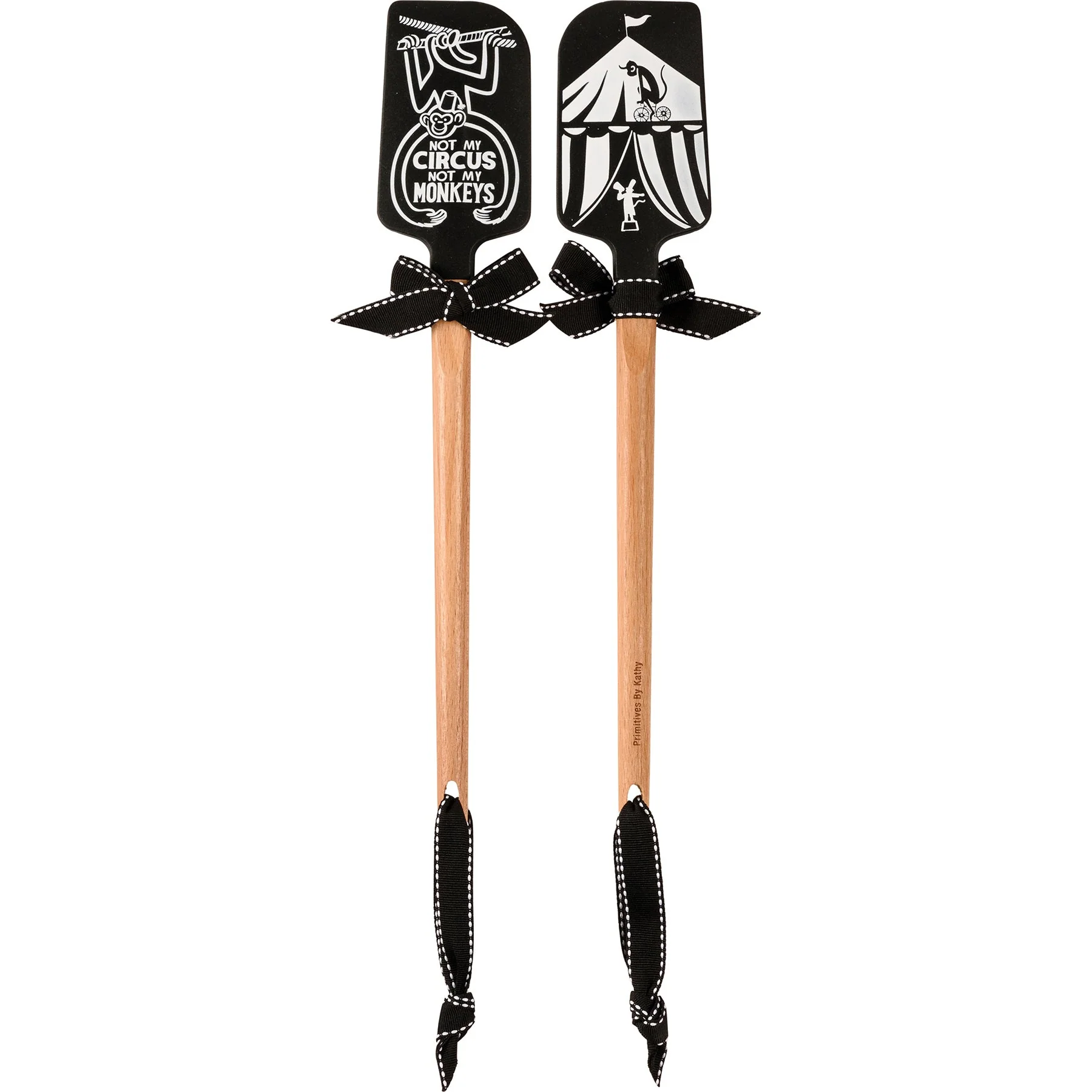 Not My Circus Not My Monkeys Spatula With A Wooden Handle - Image 2
