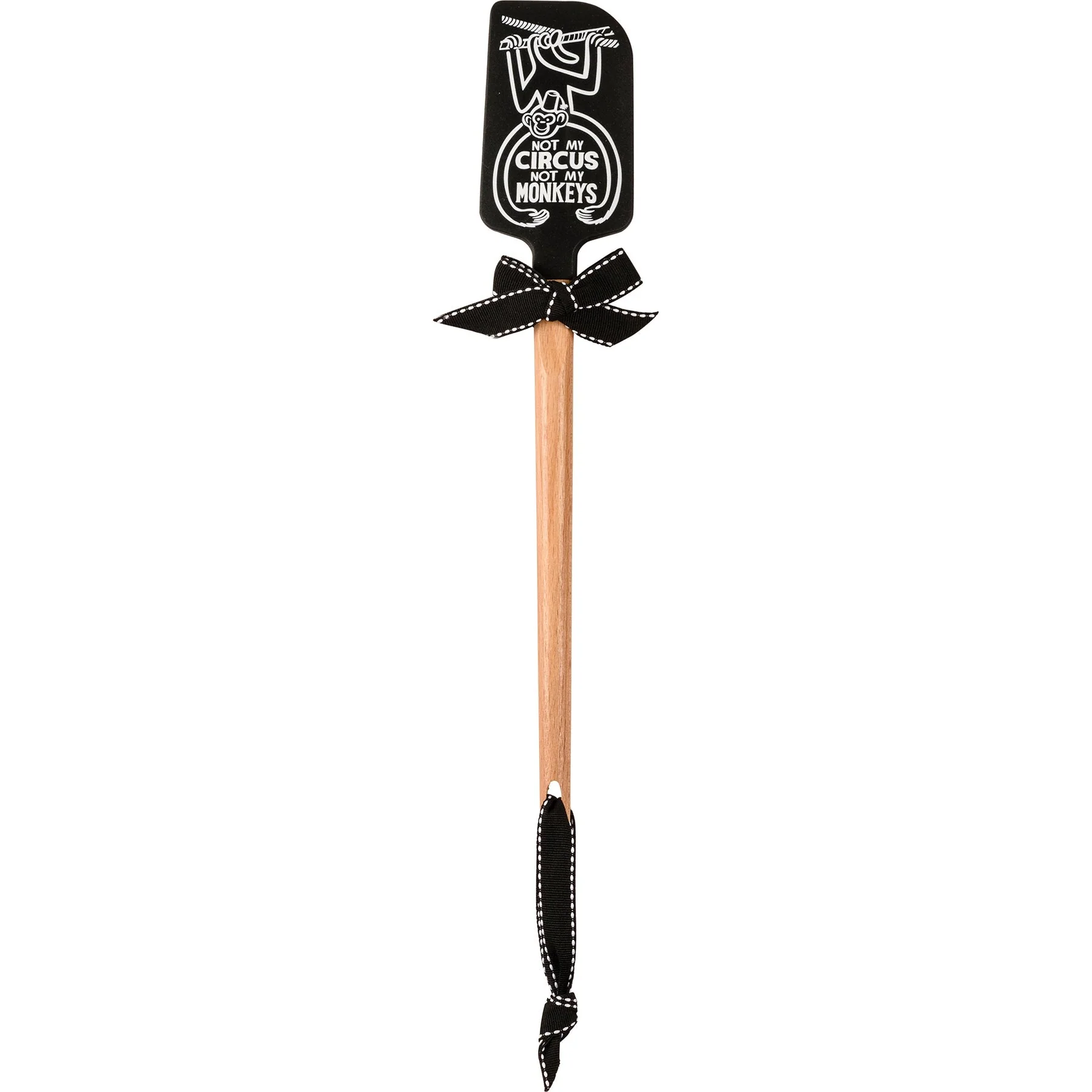 Not My Circus Not My Monkeys Spatula With A Wooden Handle - Image 4
