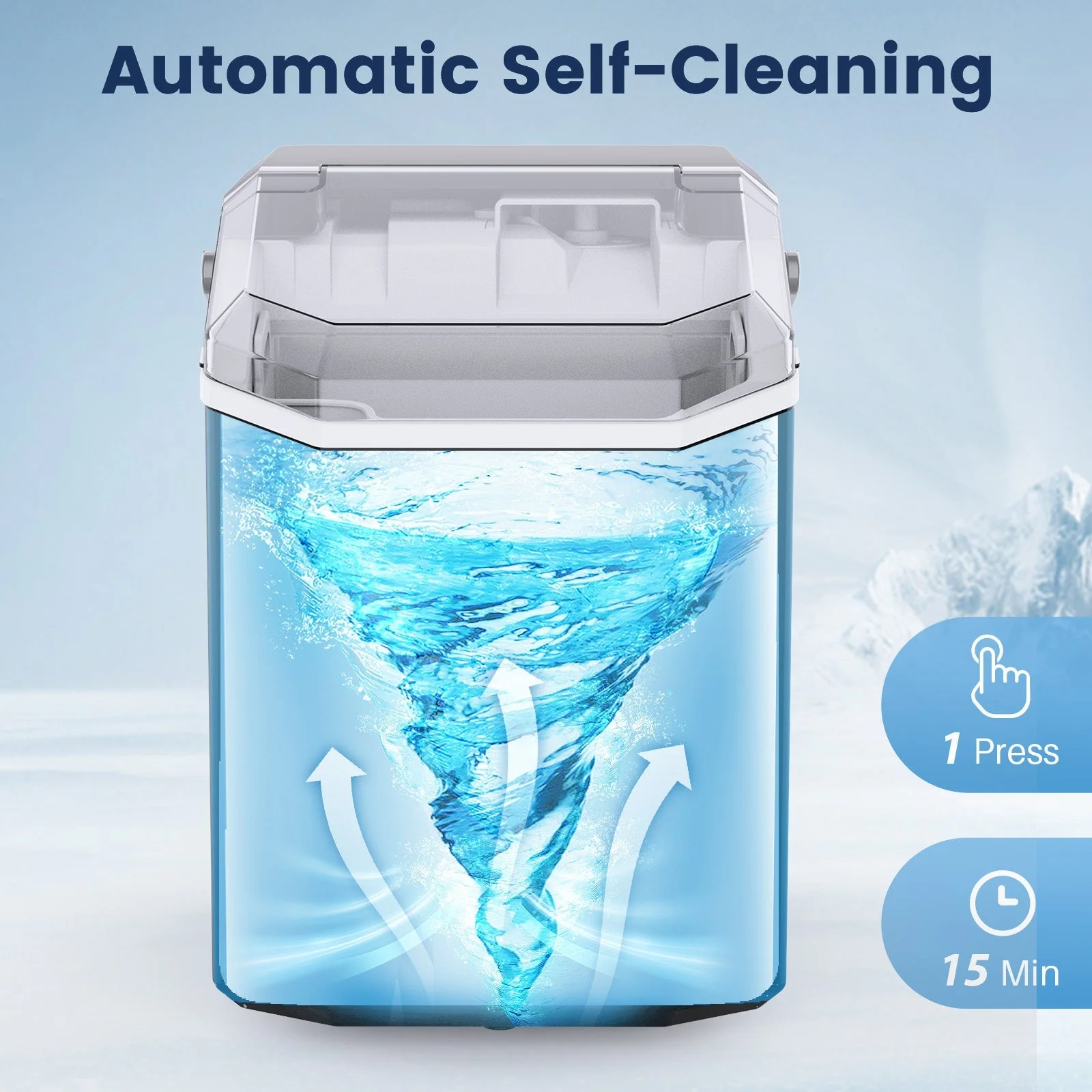 Nugget Pebble Ice Maker Countertop Z5815NA - Image 12