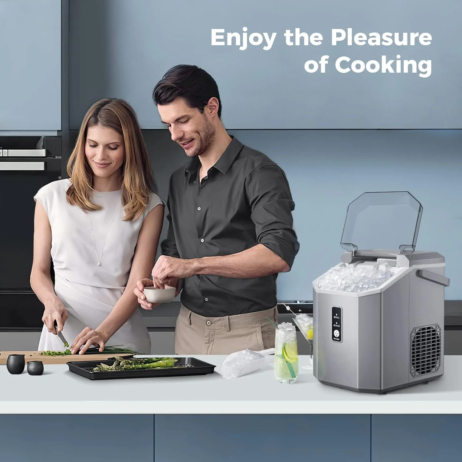 Nugget Pebble Ice Maker Countertop Z5815NA - Image 15