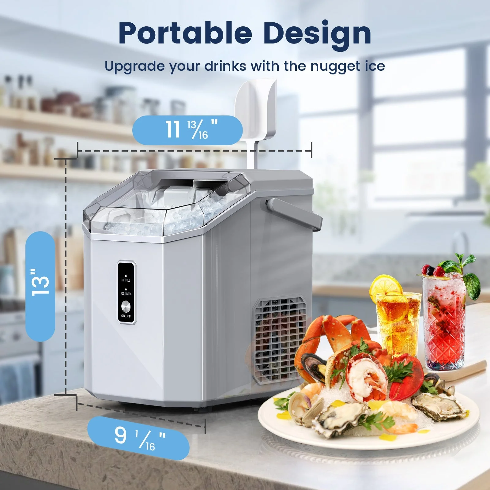 Nugget Pebble Ice Maker Countertop Z5815NA - Image 16