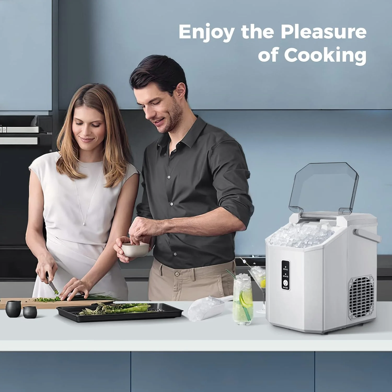 Nugget Pebble Ice Maker Countertop Z5815NA - Image 23