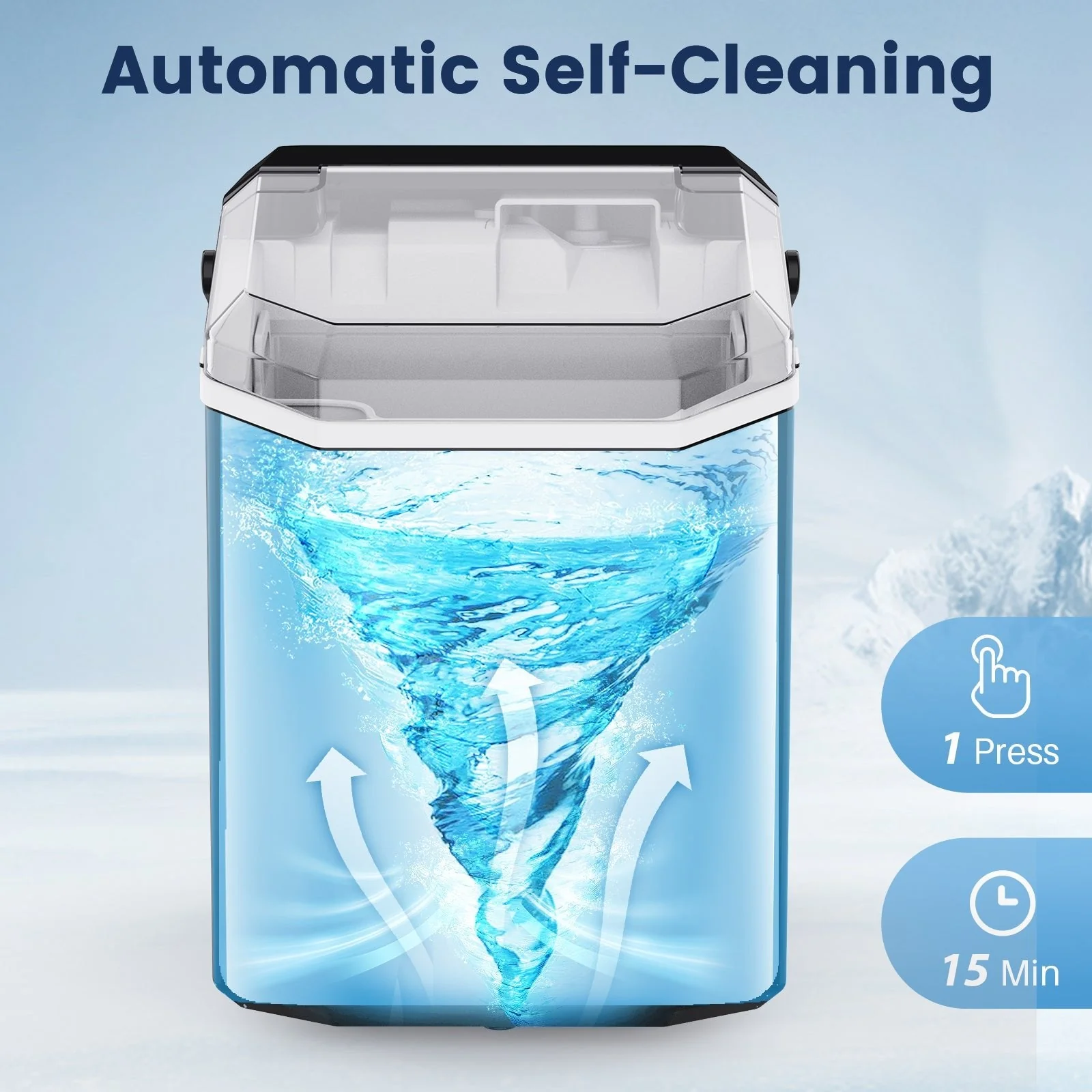Nugget Pebble Ice Maker Countertop Z5815NA - Image 4