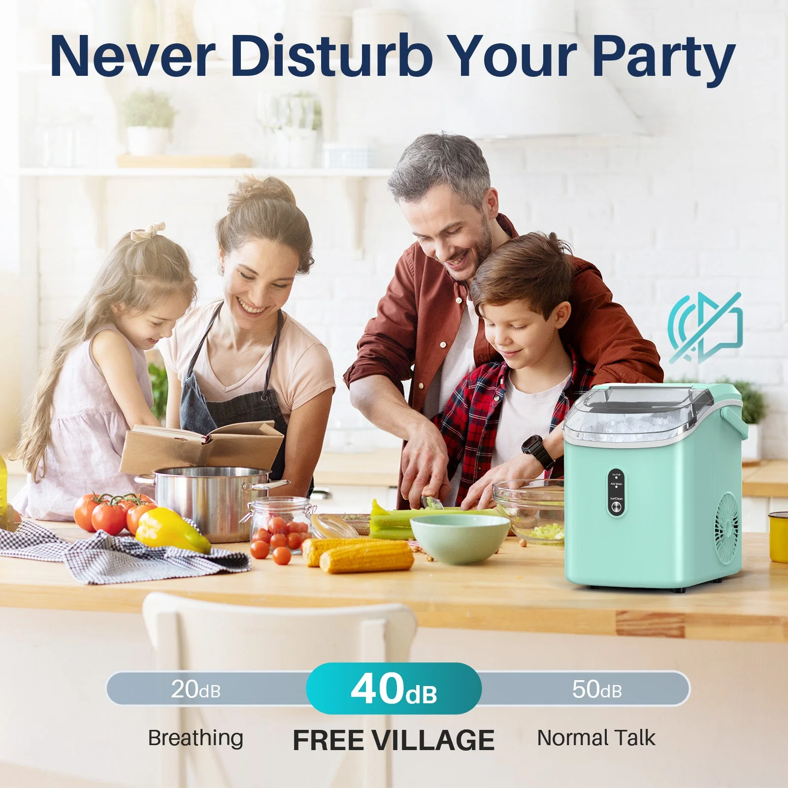 Nugget Pebble Ice Maker Countertop Z5815NH - Image 22