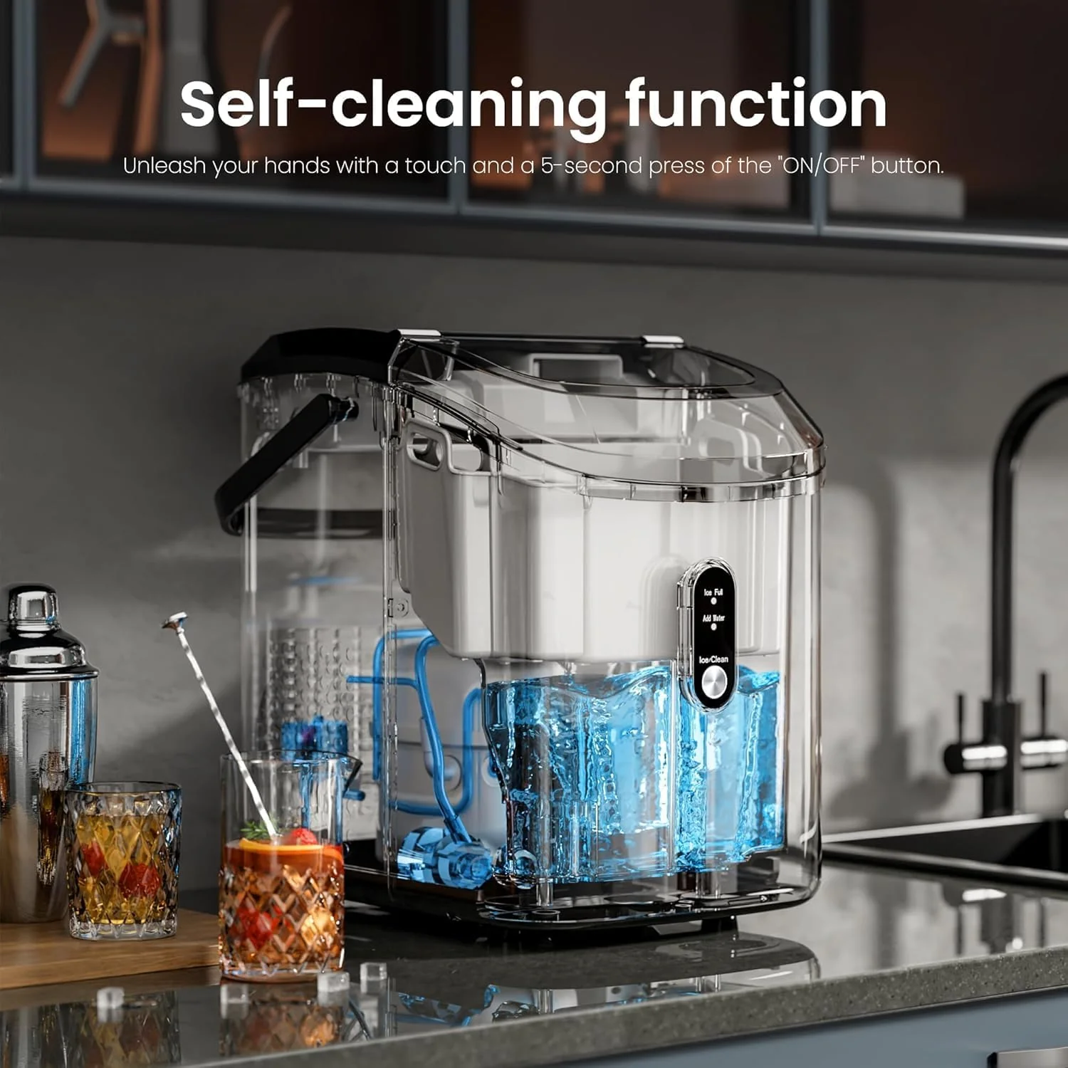 Nugget Sonic Ice Maker Stainless Steel Z5815SNH - Image 3