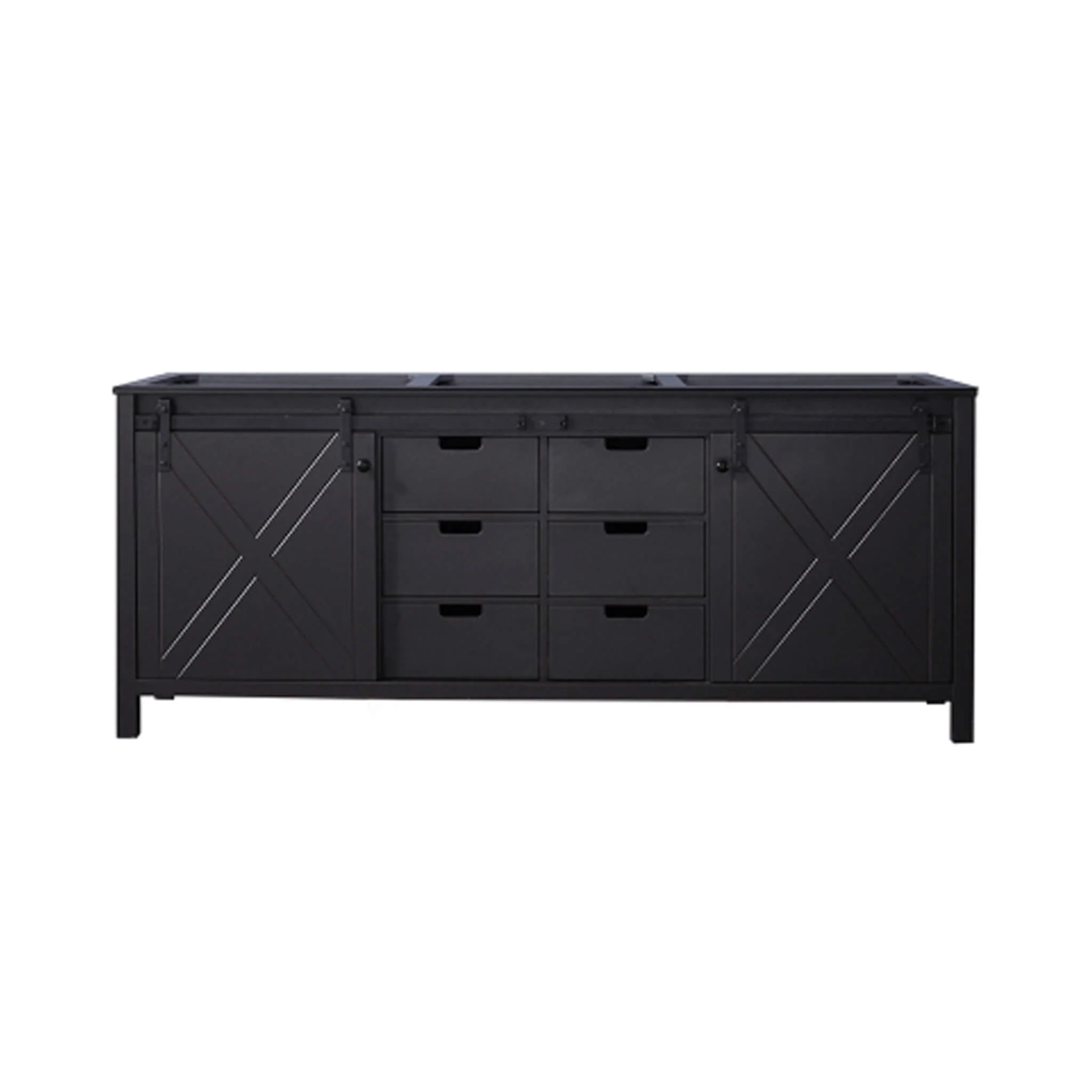 Nuvia 80-Inch Fully Assembled Double Bath Vanity With Soft Close Cabinets [No Countertop] (SAK53904) - Image 10
