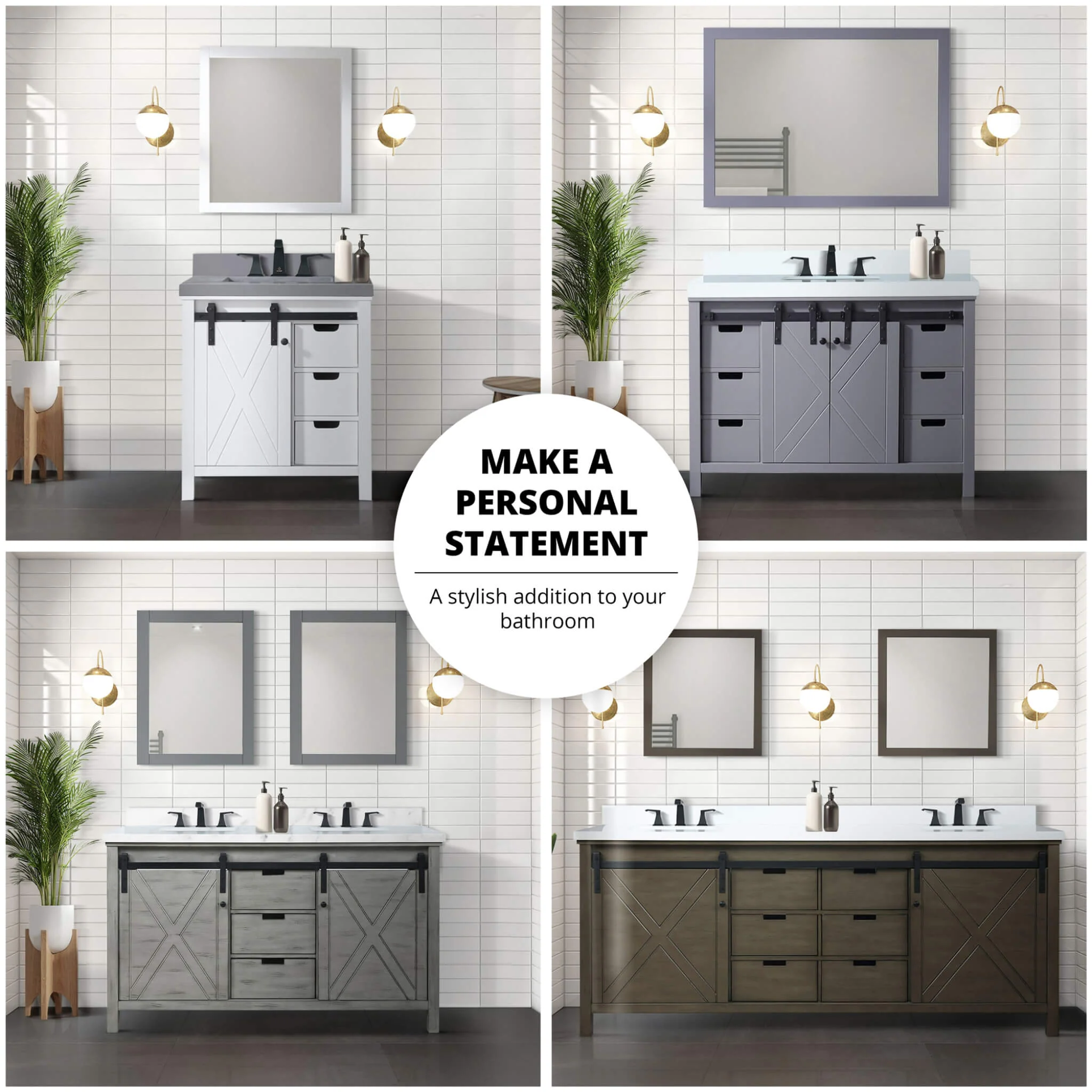 Nuvia 80-Inch Fully Assembled Double Bath Vanity With Soft Close Cabinets [No Countertop] (SAK53904) - Image 14