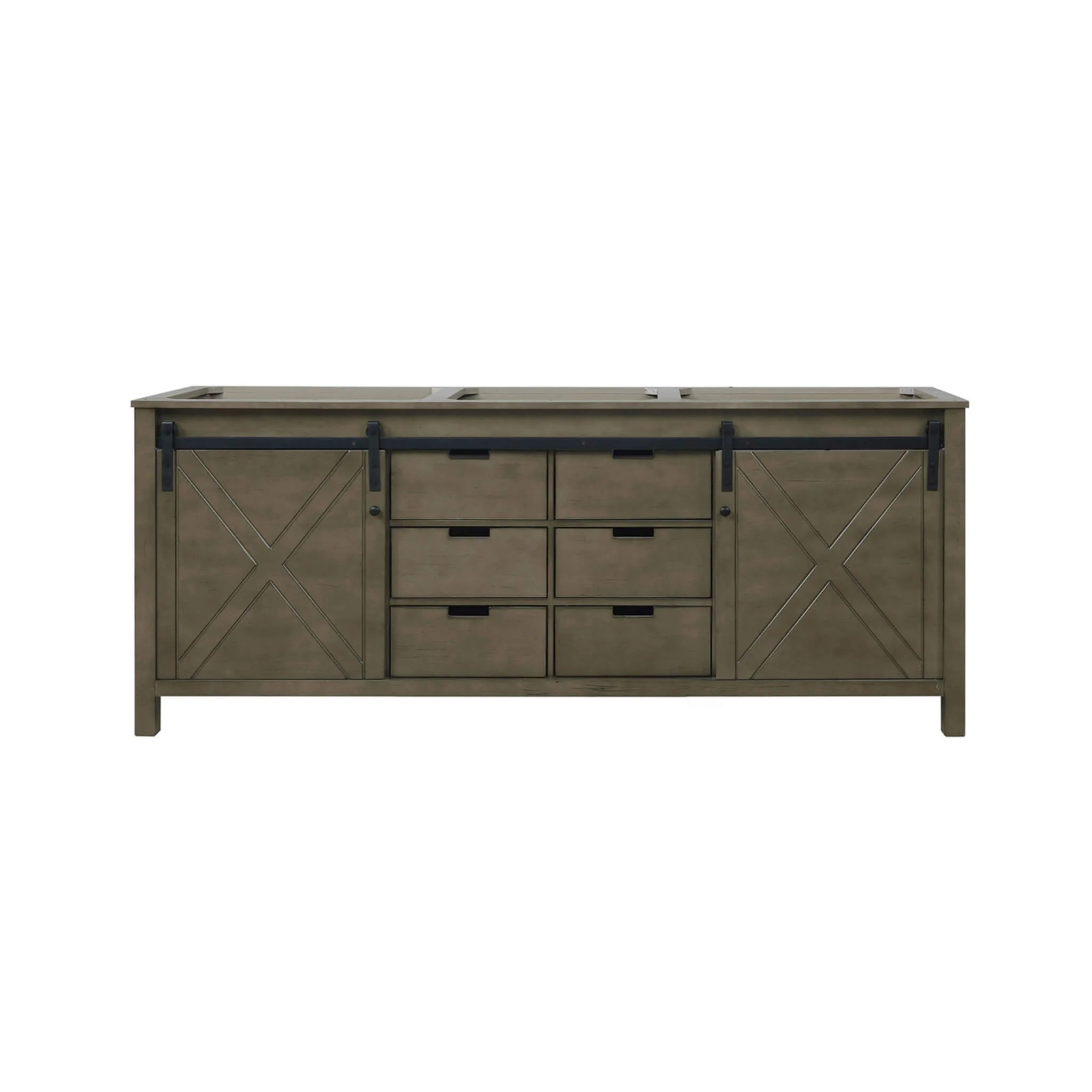 Nuvia 80-Inch Fully Assembled Double Bath Vanity With Soft Close Cabinets [No Countertop] (SAK53904) - Image 6