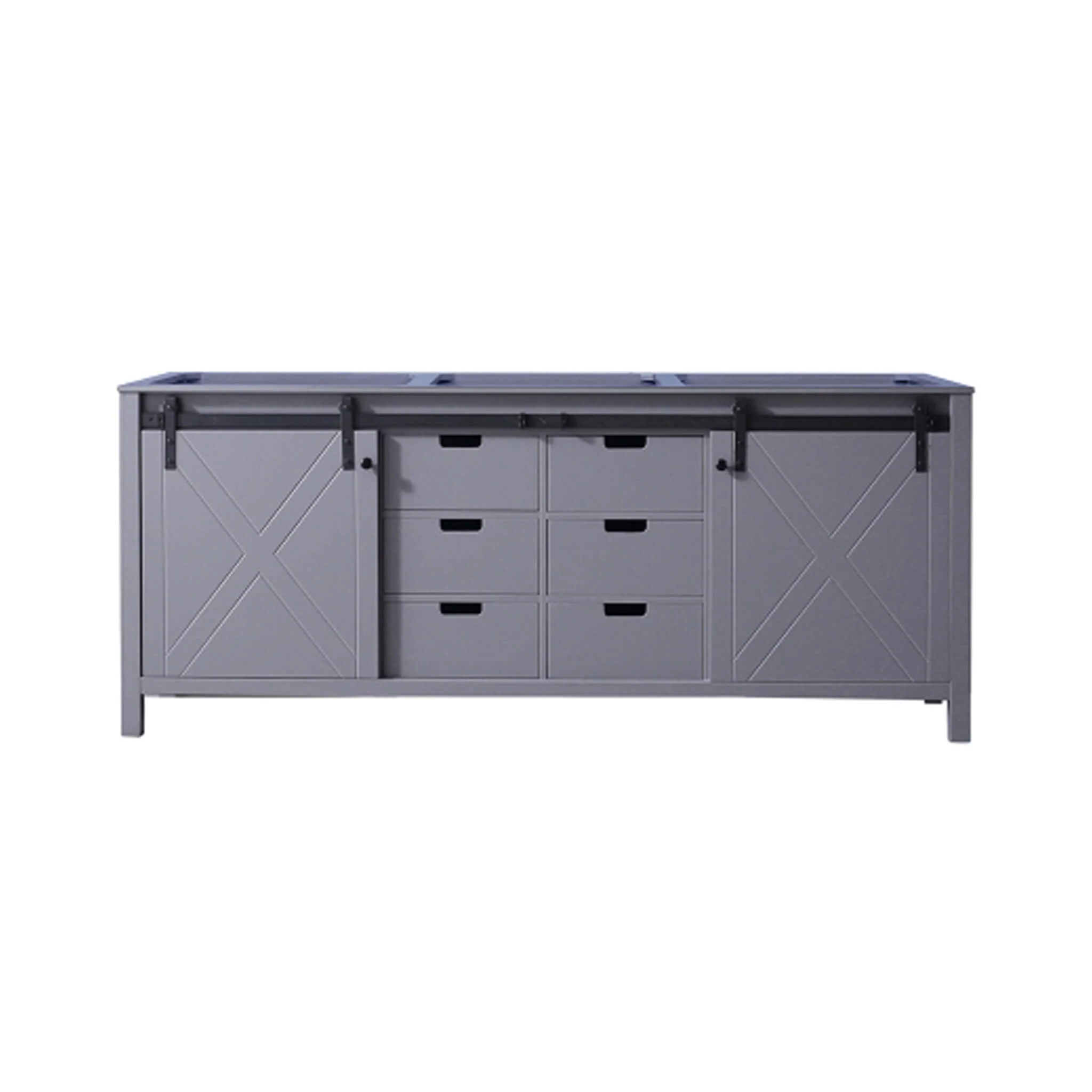 Nuvia 80-Inch Fully Assembled Double Bath Vanity With Soft Close Cabinets [No Countertop] (SAK53904) - Image 8