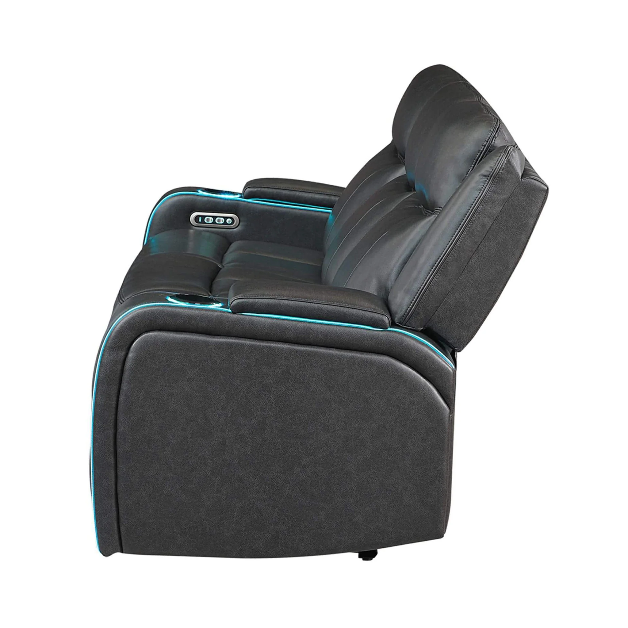 Nuvia Luxury 84-Inch Home Theater Power Reclining Sofa With LED Lights And Power Headrest (SAK83195) - Image 6