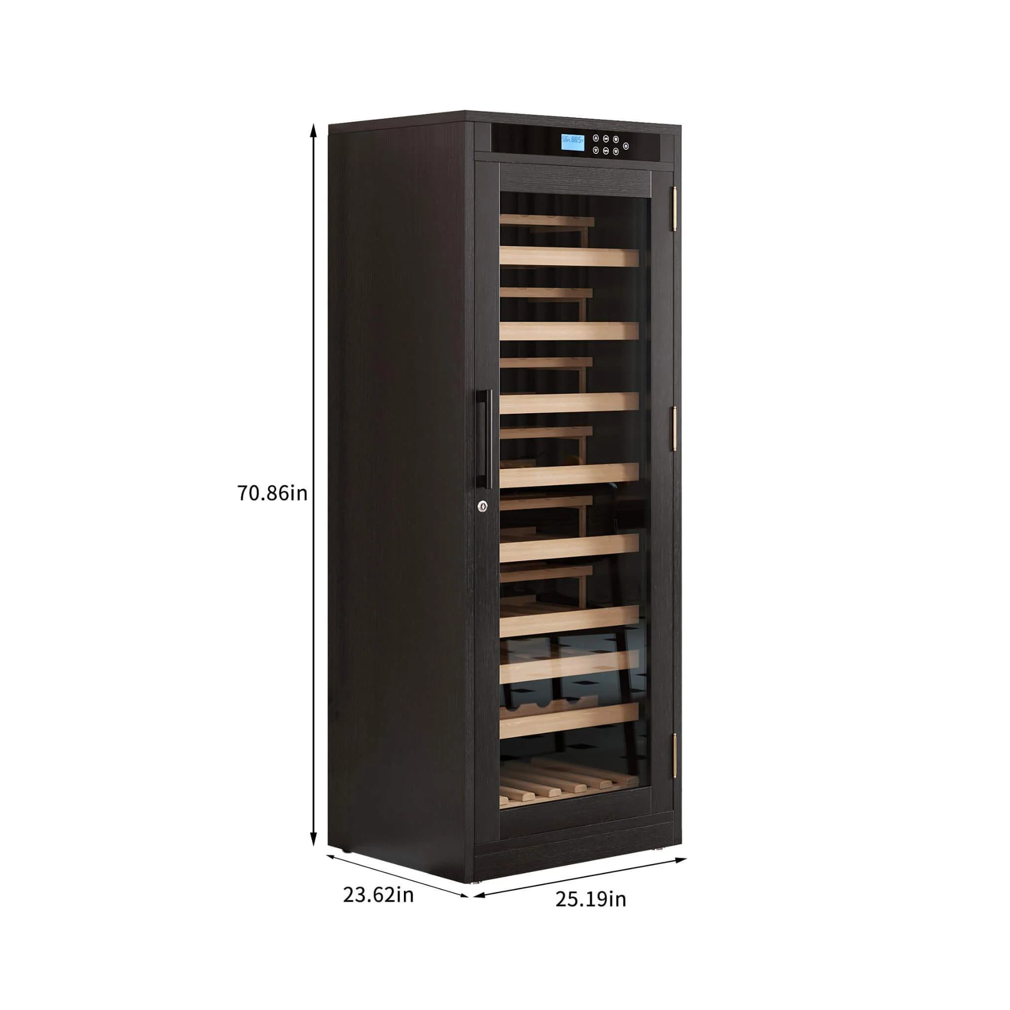Nuvia Premium Smart Temperature-Controlled Multi-Tier Wine Cabinet For Home And Bar (SAK46361) - Image 6