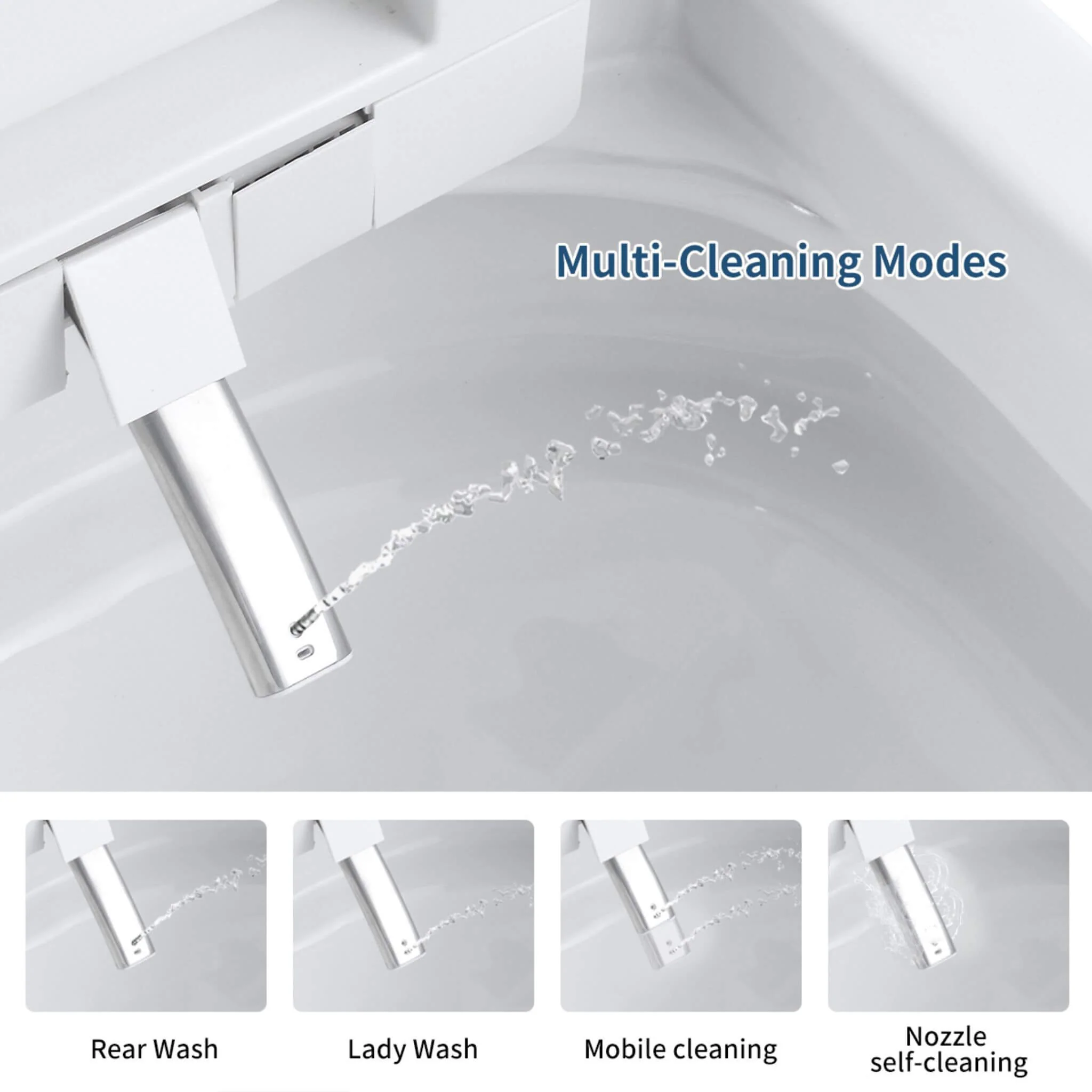 Nuvia Premium Smart Toilet With Bidet Seat LED Display & Night Light (SAK81465) - Image 11