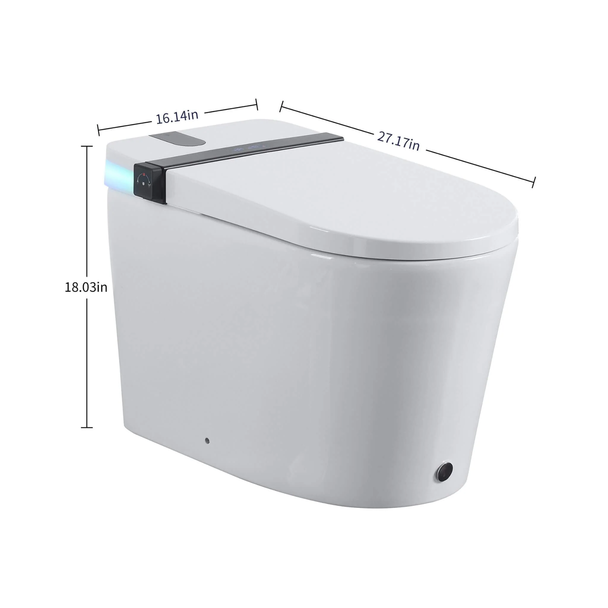 Nuvia Premium Smart Toilet With Bidet Seat LED Display & Night Light (SAK81465) - Image 19