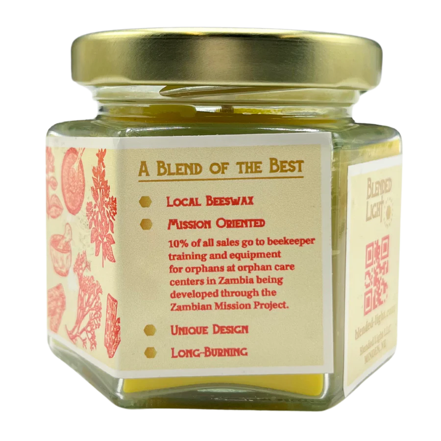 Oakmoss & Sandalwood Scented Candle | Multiple Sizes | Blended Light - Image 3