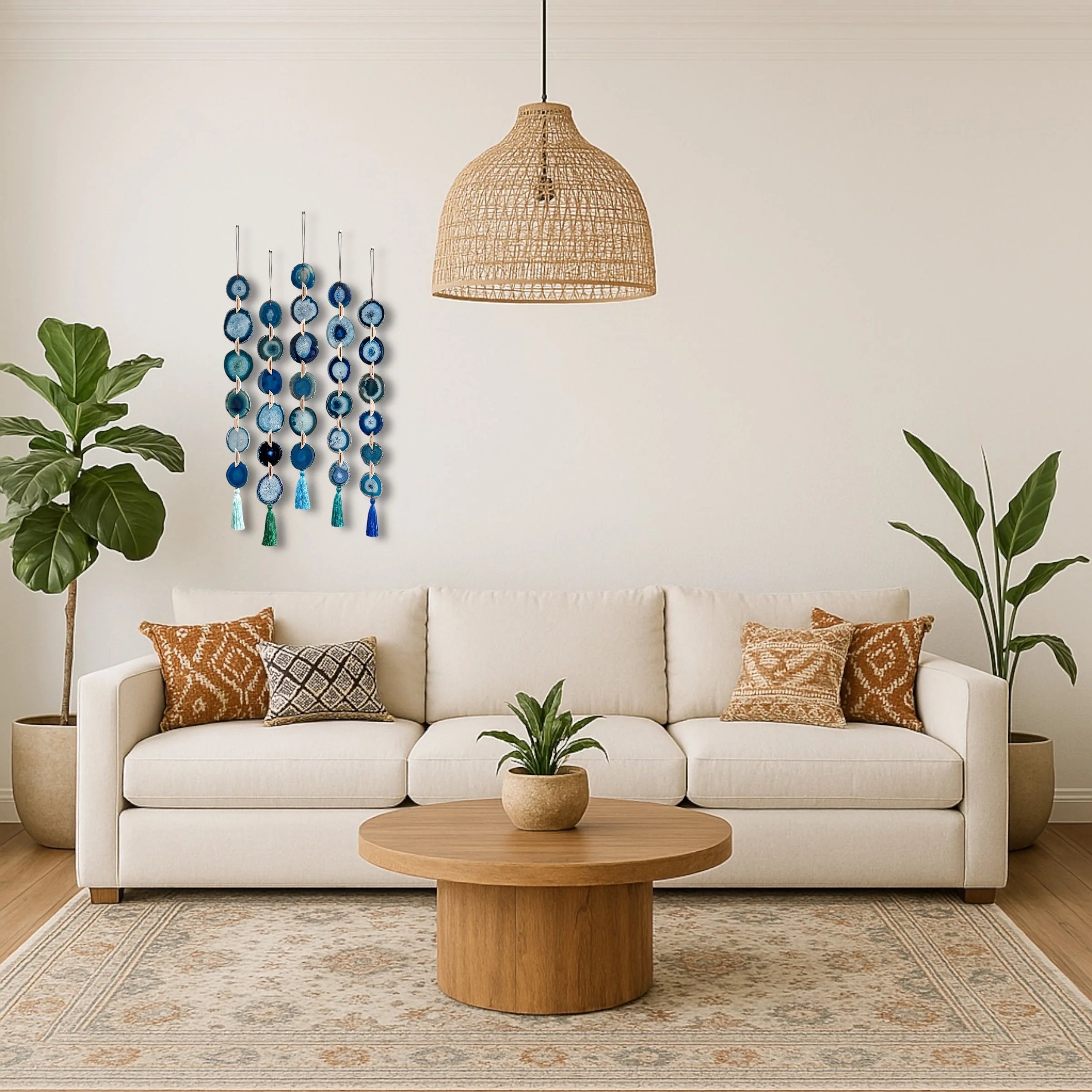 Ocean Agate Wall Hanging - Image 9