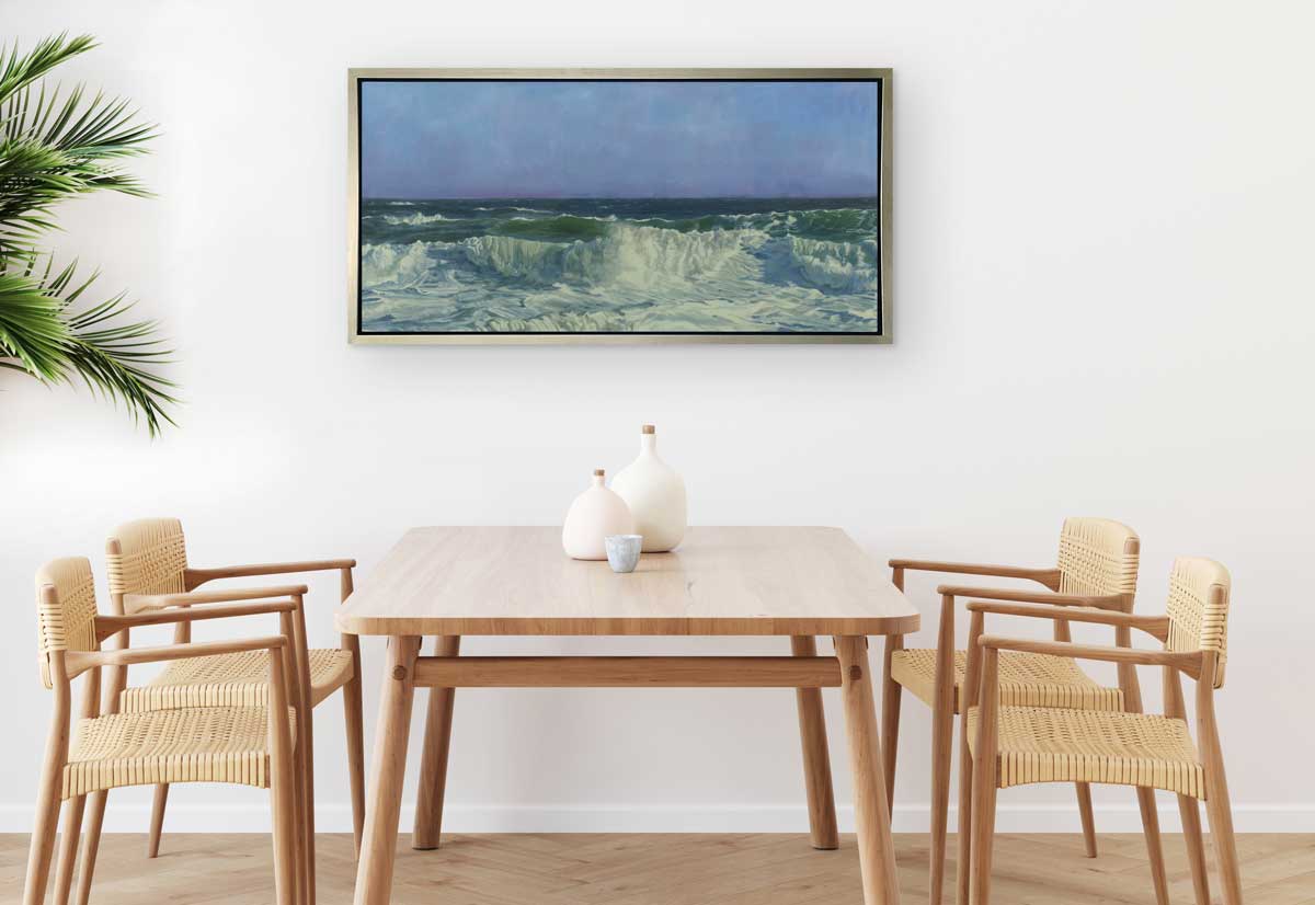 Ocean  I - Open Edition Canvas Print - Image 2