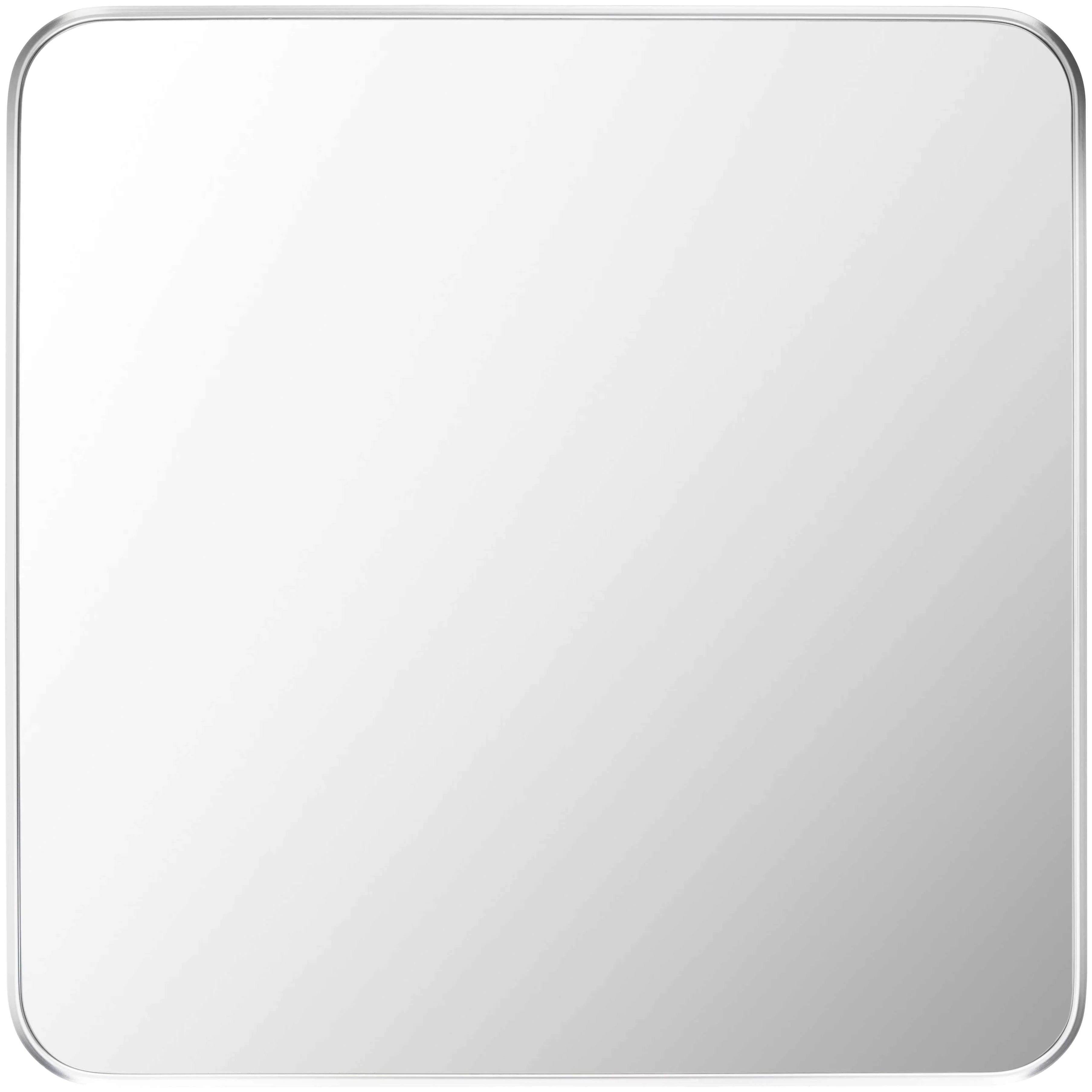 Ockenfels Modern Arched  Silver Gray Wall Mirror - Image 9