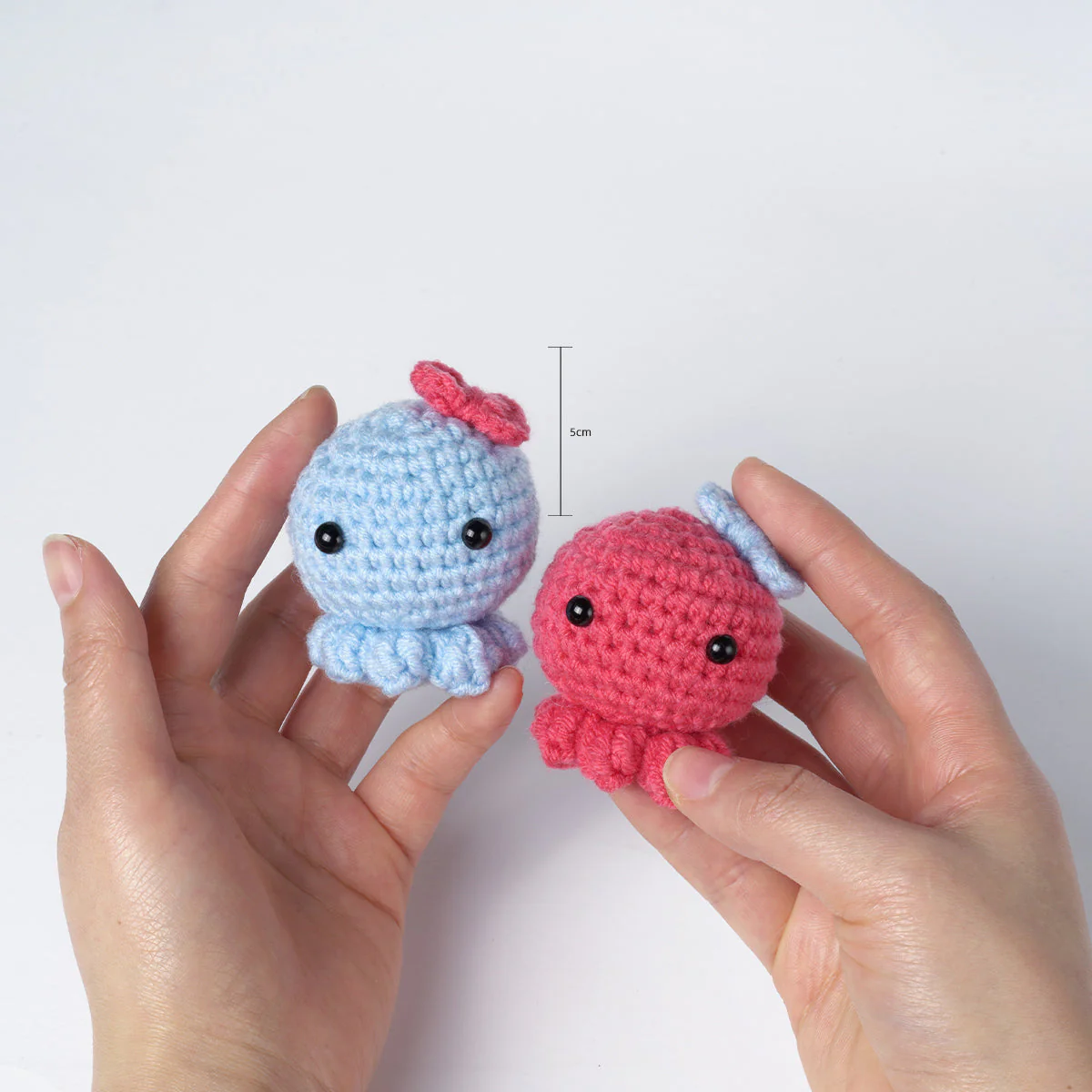 Octopuses Amigurumi DIY Crochet Kit Wizardi F07N8-M47 - Image 4