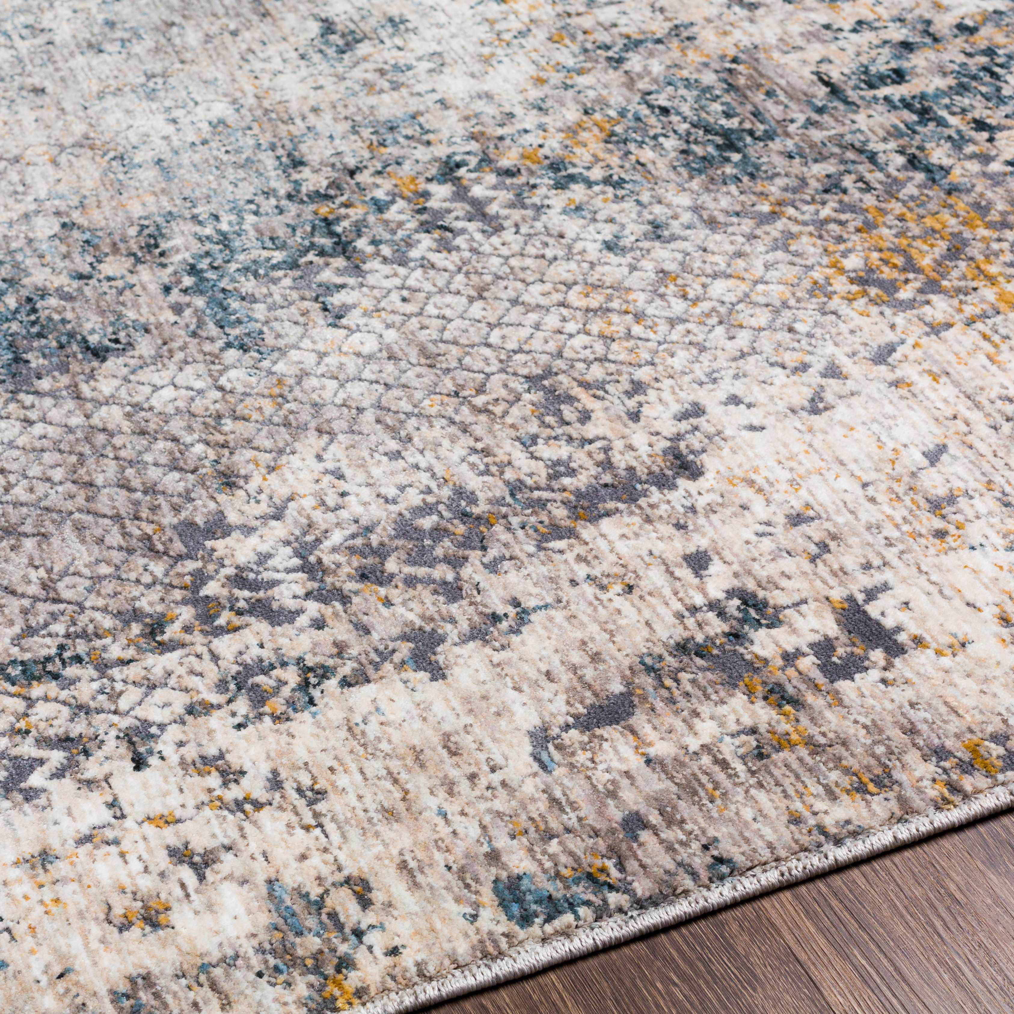 Odell Abstract Luxe Fringe Rug - Clearance - Image 4