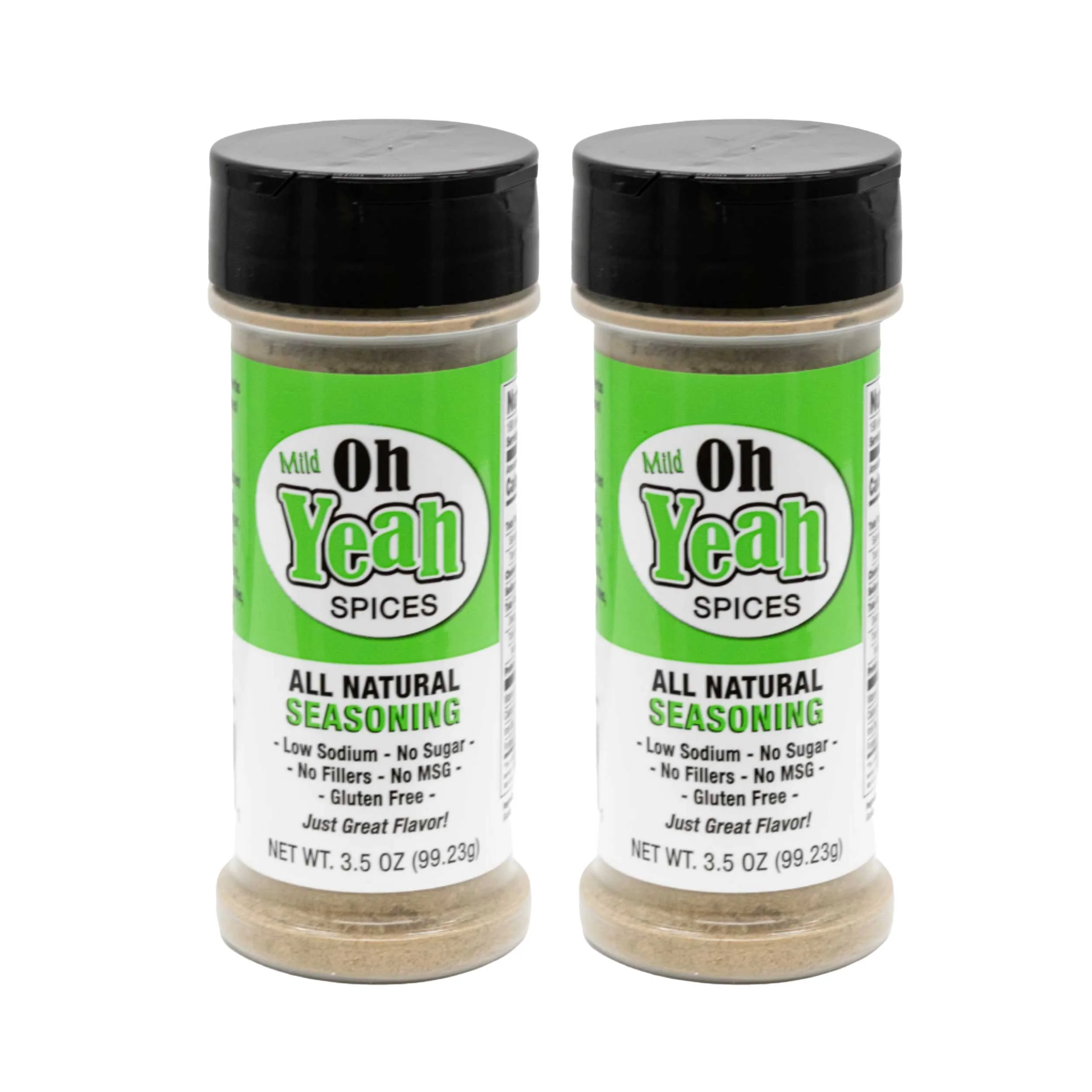 Oh Yeah Plus Seasoning | Pack of 2 | 3.5 oz | Oh Yeah Spices