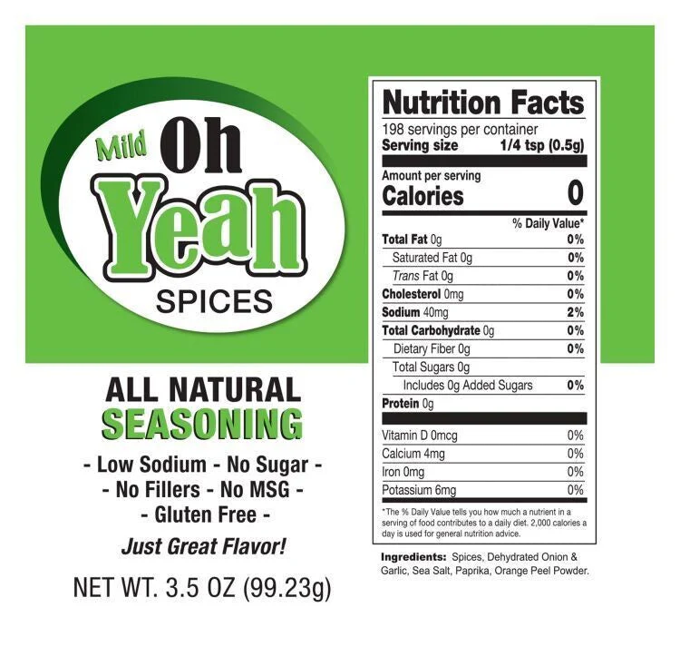 Oh Yeah Plus Seasoning | Pack of 2 | 3.5 oz | Oh Yeah Spices - Image 4