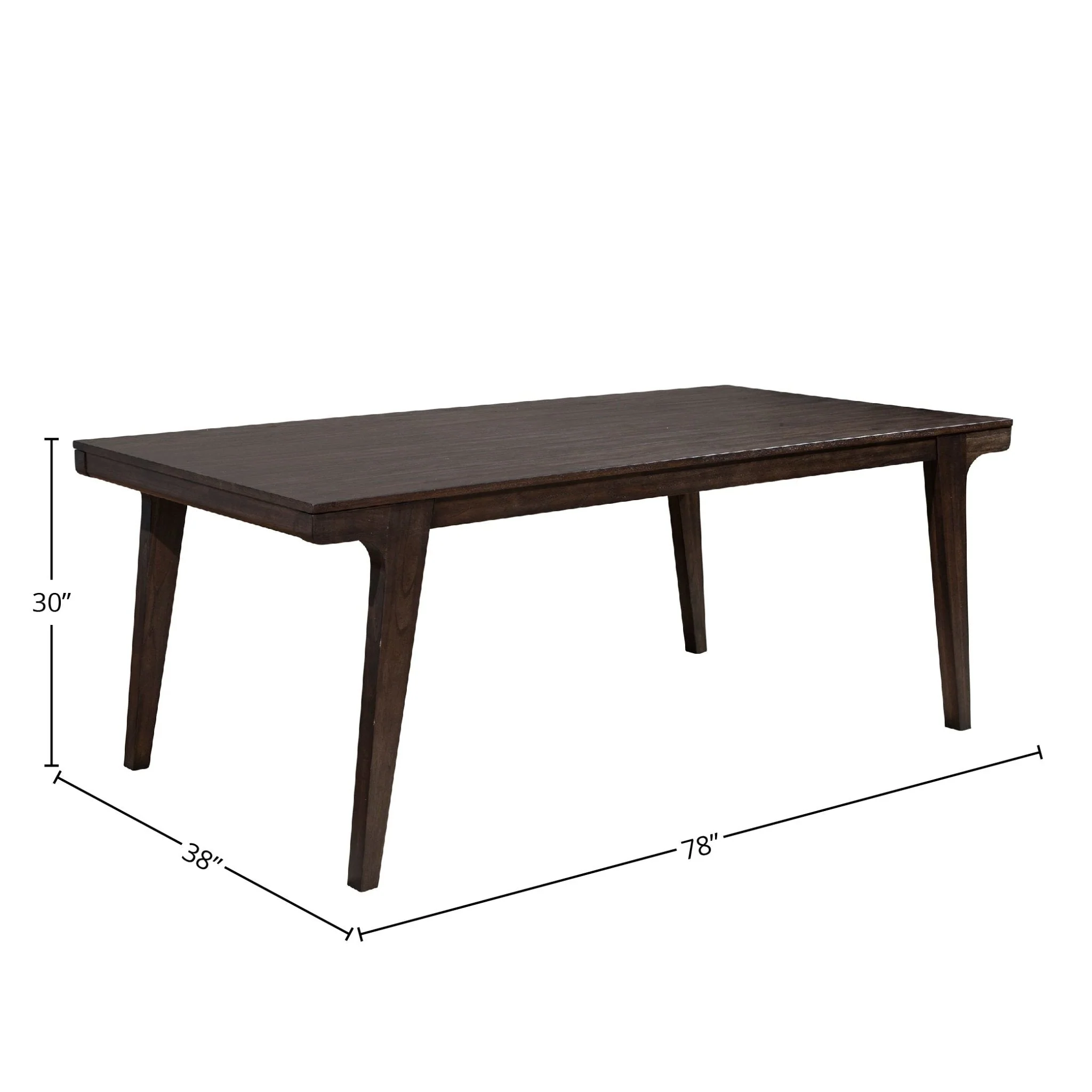 Olejo Dining Table, Chocolate - Image 5
