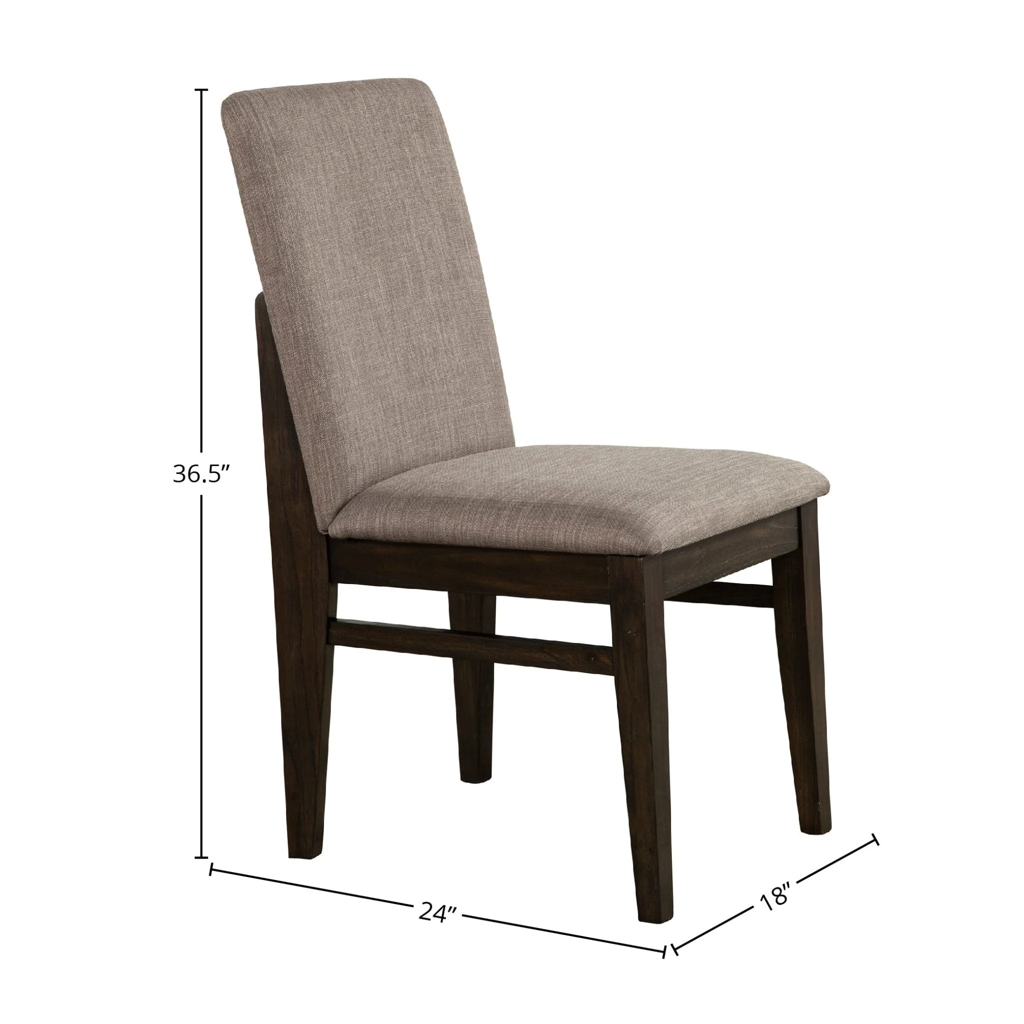 Olejo Side Chairs, Chocolate - Image 7