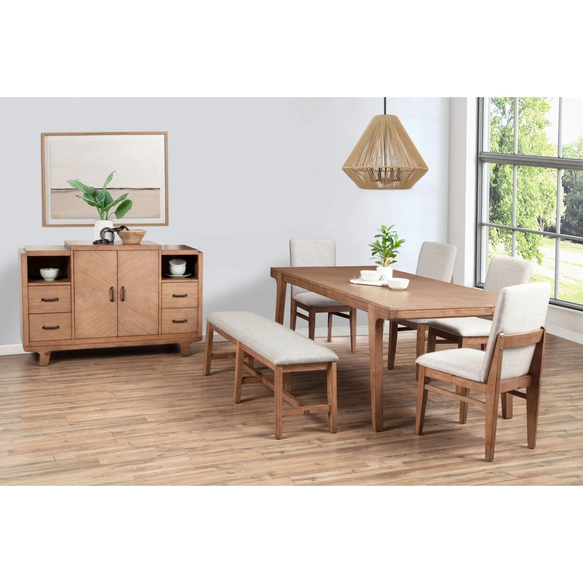 Olejo Side Chairs Set of 2, Natural - Image 3