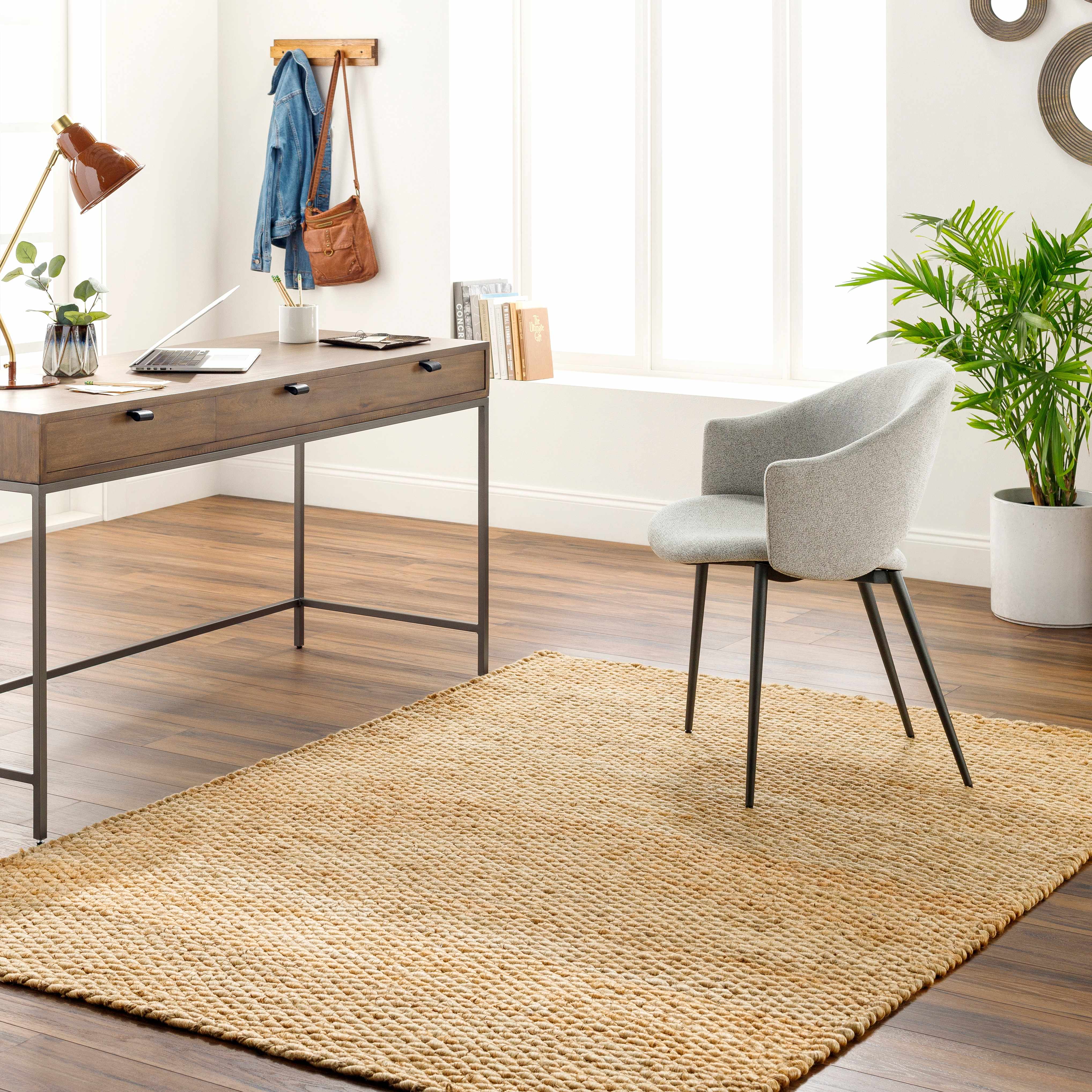 Olof Hand Woven Jute Rug - Clearance - Image 2