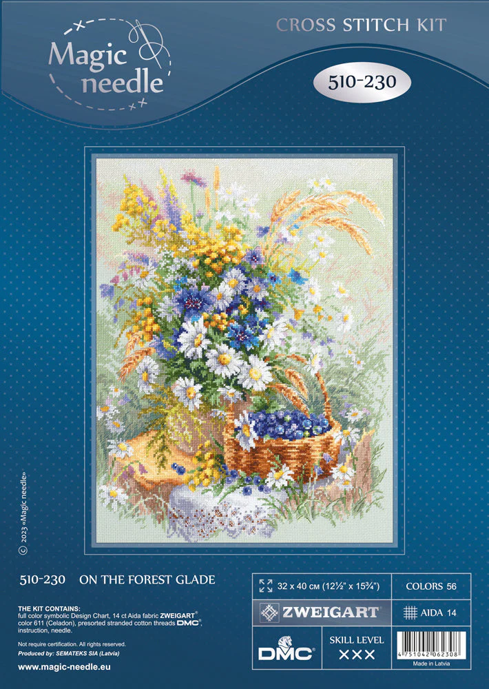 On the Forest Glade 510-230 Counted Cross-Stitch Kit - Image 4