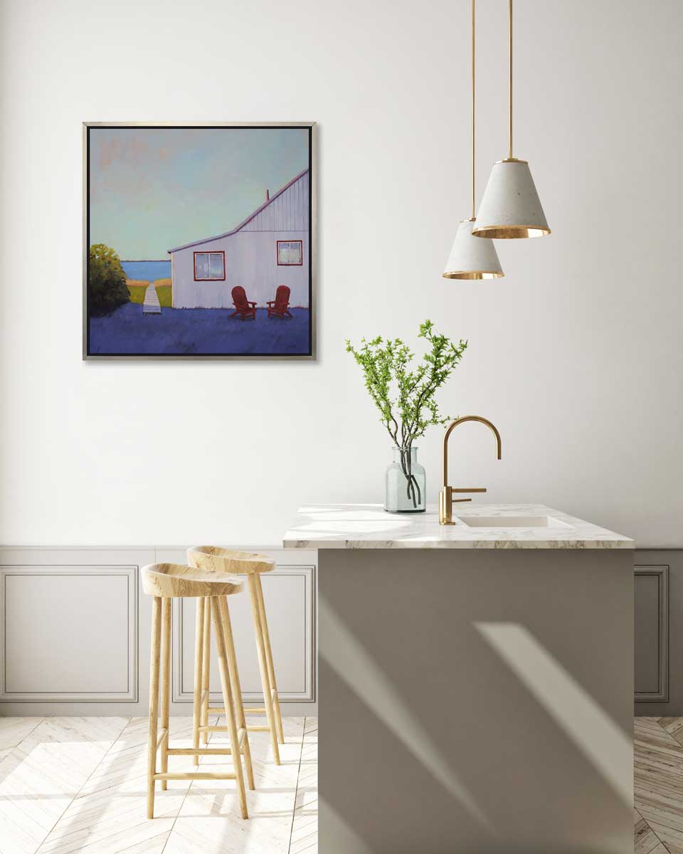 On the Shady Side - Open Edition Canvas Print - Image 2