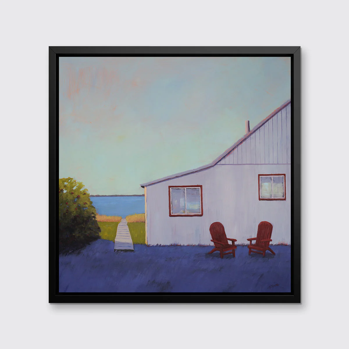 On the Shady Side - Open Edition Canvas Print - Image 3
