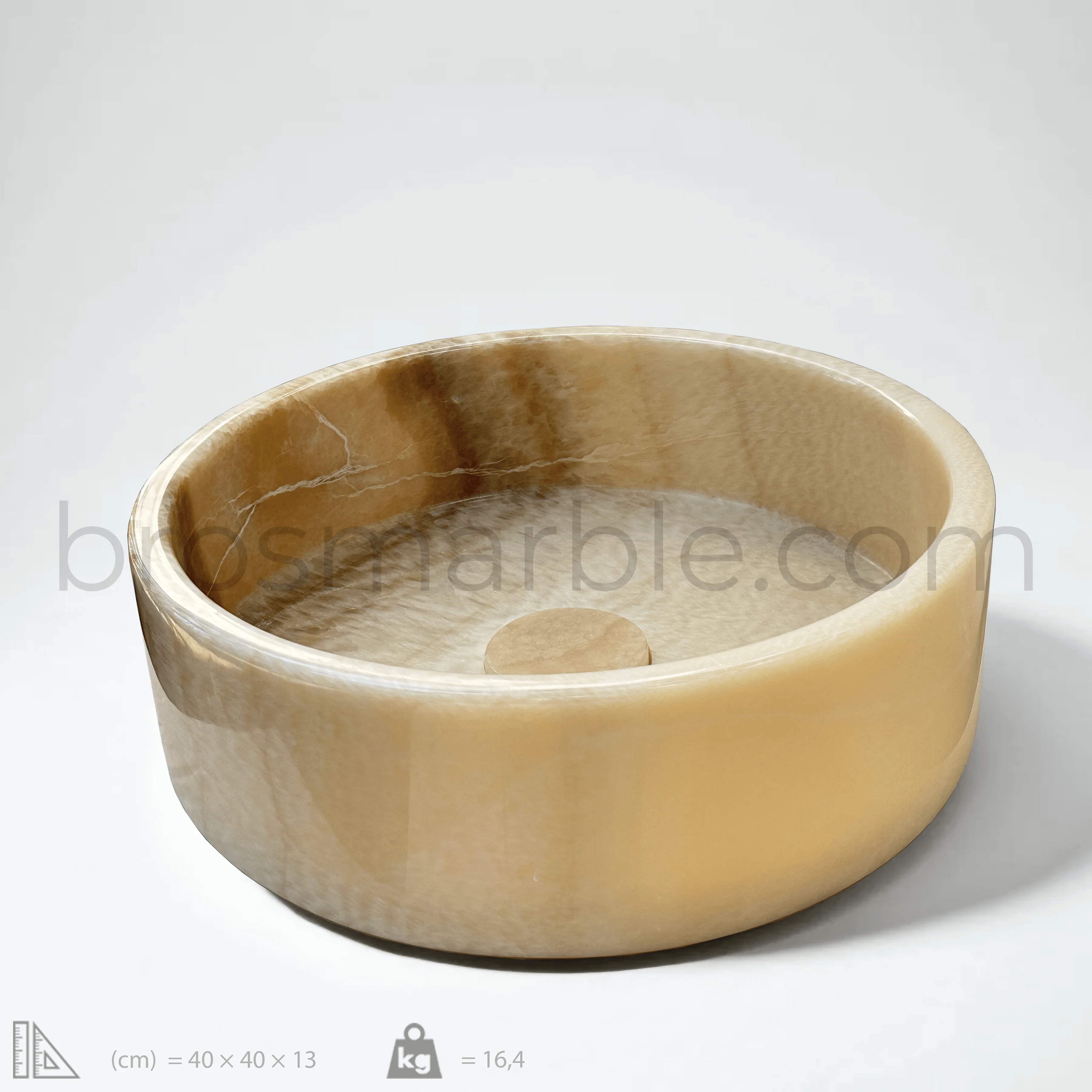 Onyx Marble Sink - Image 4