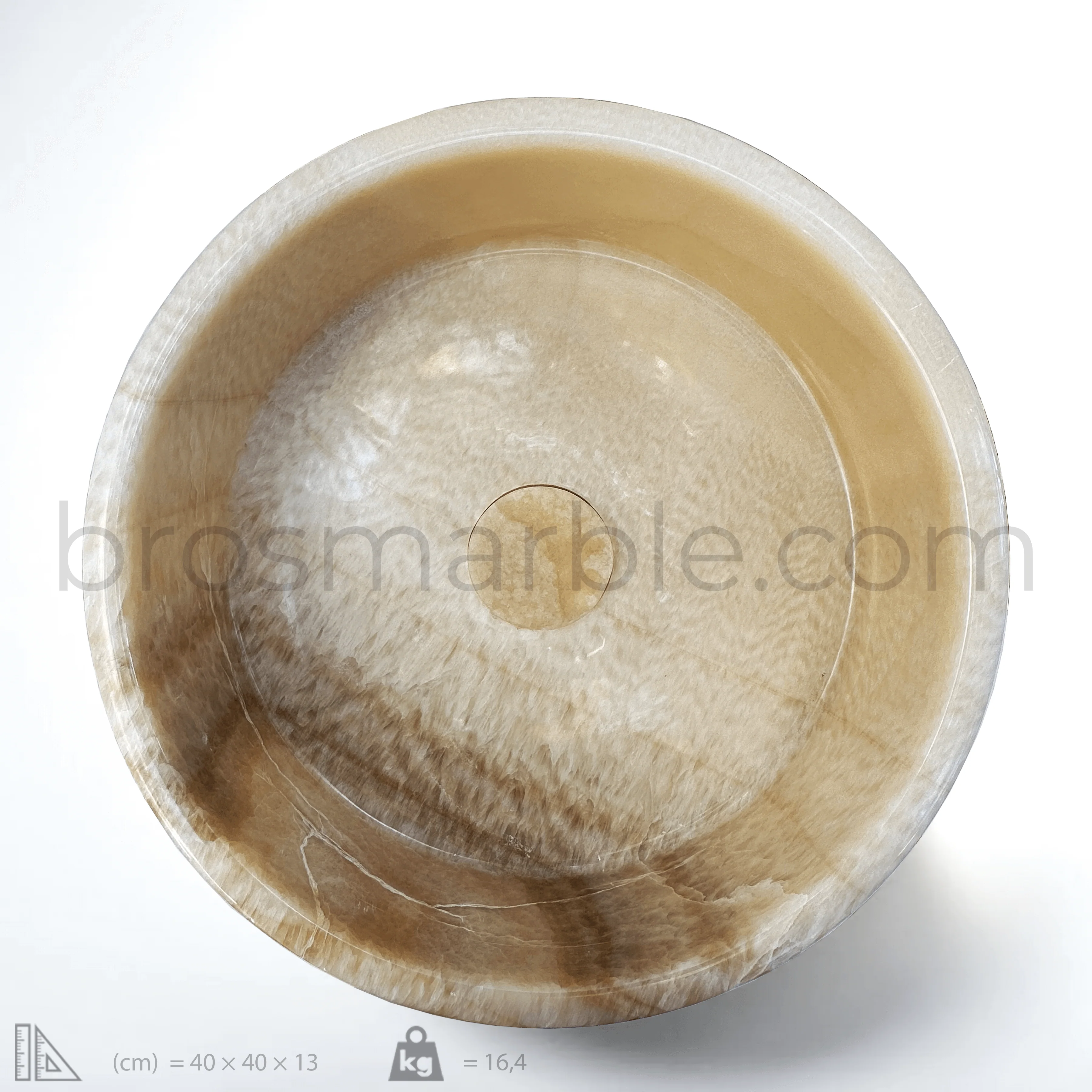 Onyx Marble Sink - Image 5