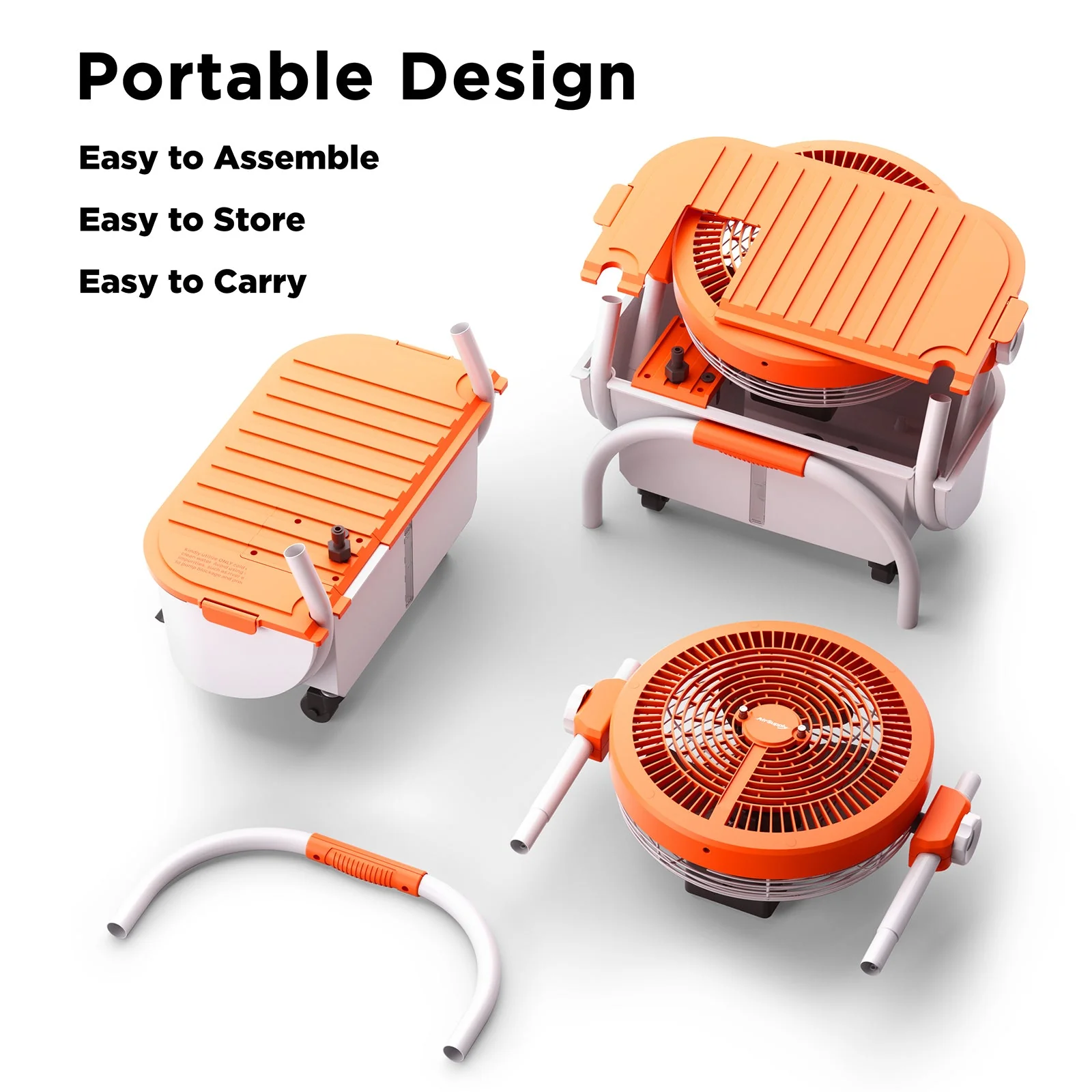 (Open Box) AirSupply MS12 Portable Mist Fan, 19,200mAh Battery & 2.9-Gallon Tank - Image 18
