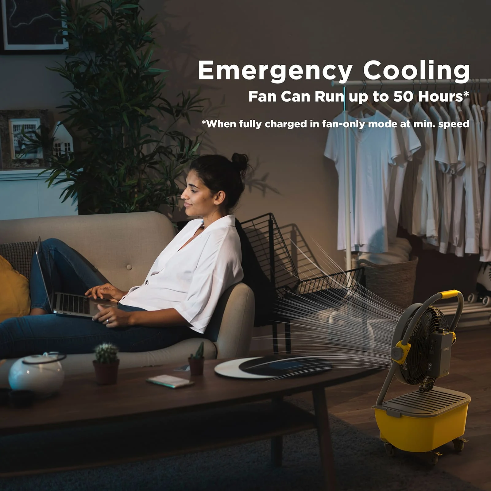 (Open Box) AirSupply MS12 Portable Mist Fan, 19,200mAh Battery & 2.9-Gallon Tank - Image 8
