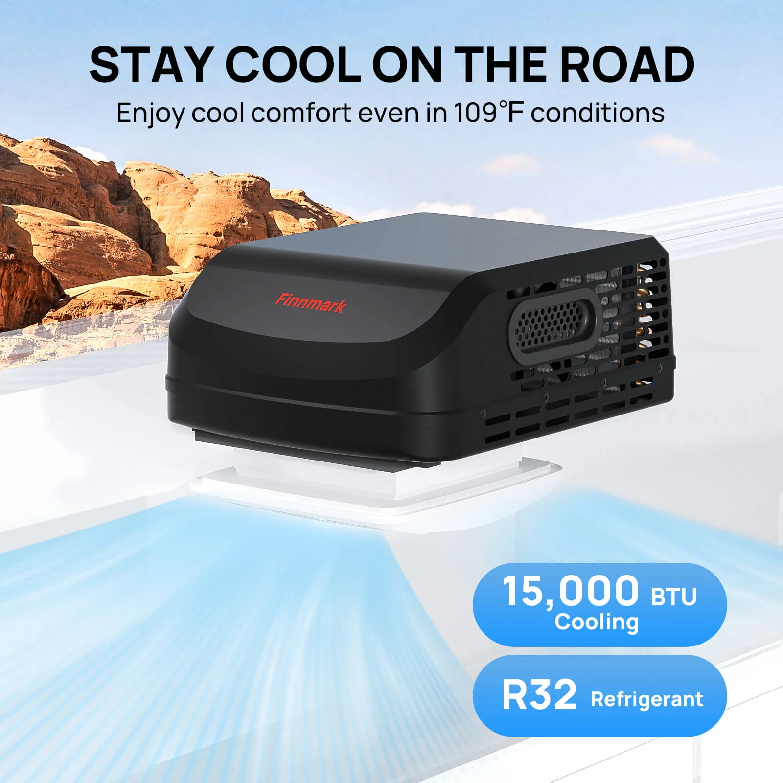 (Open Box) Finnmark 15,000 BTU RV Air Conditioner - Image 4