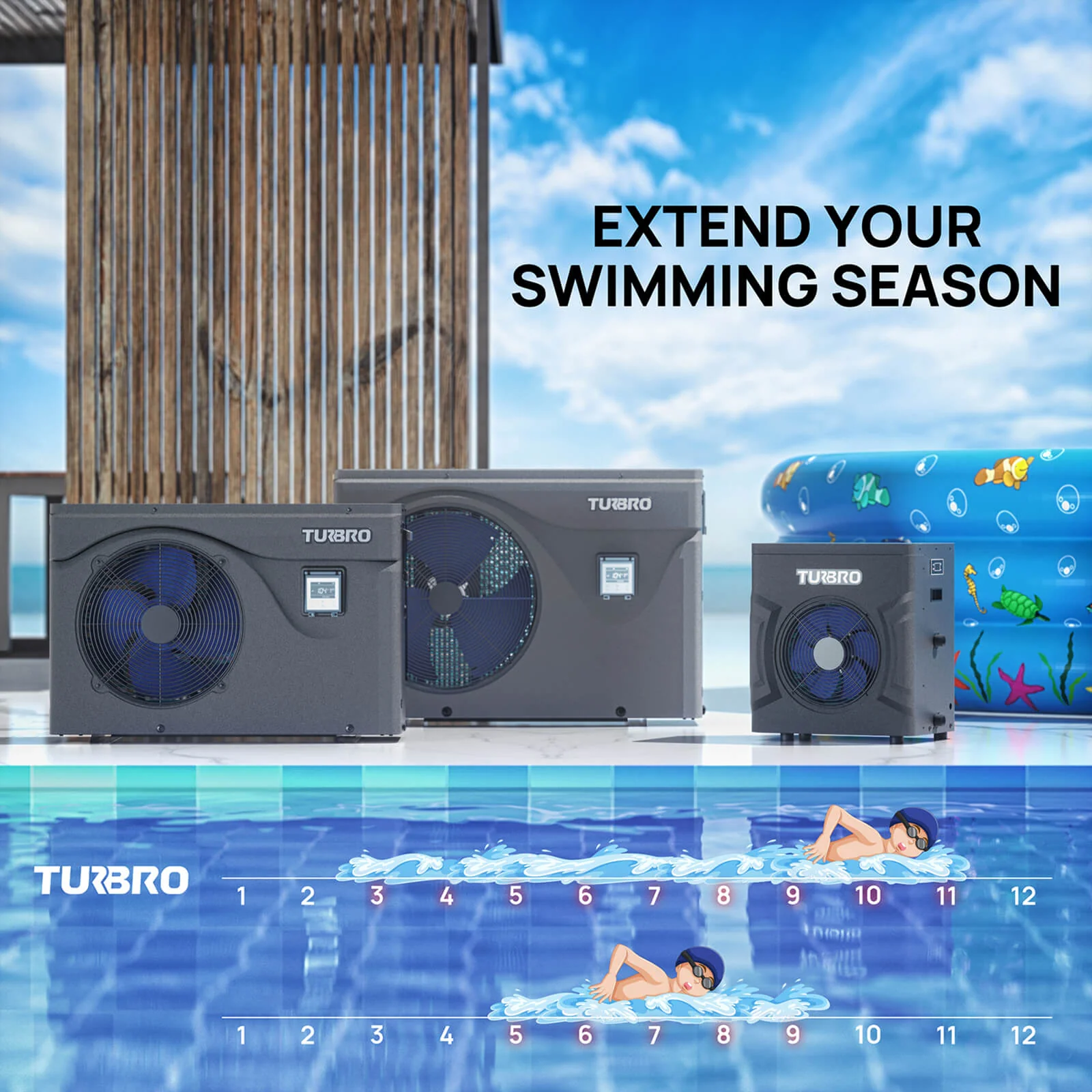 (Open Box) Manatee M20 Swimming Pool Heat Pump - Image 3