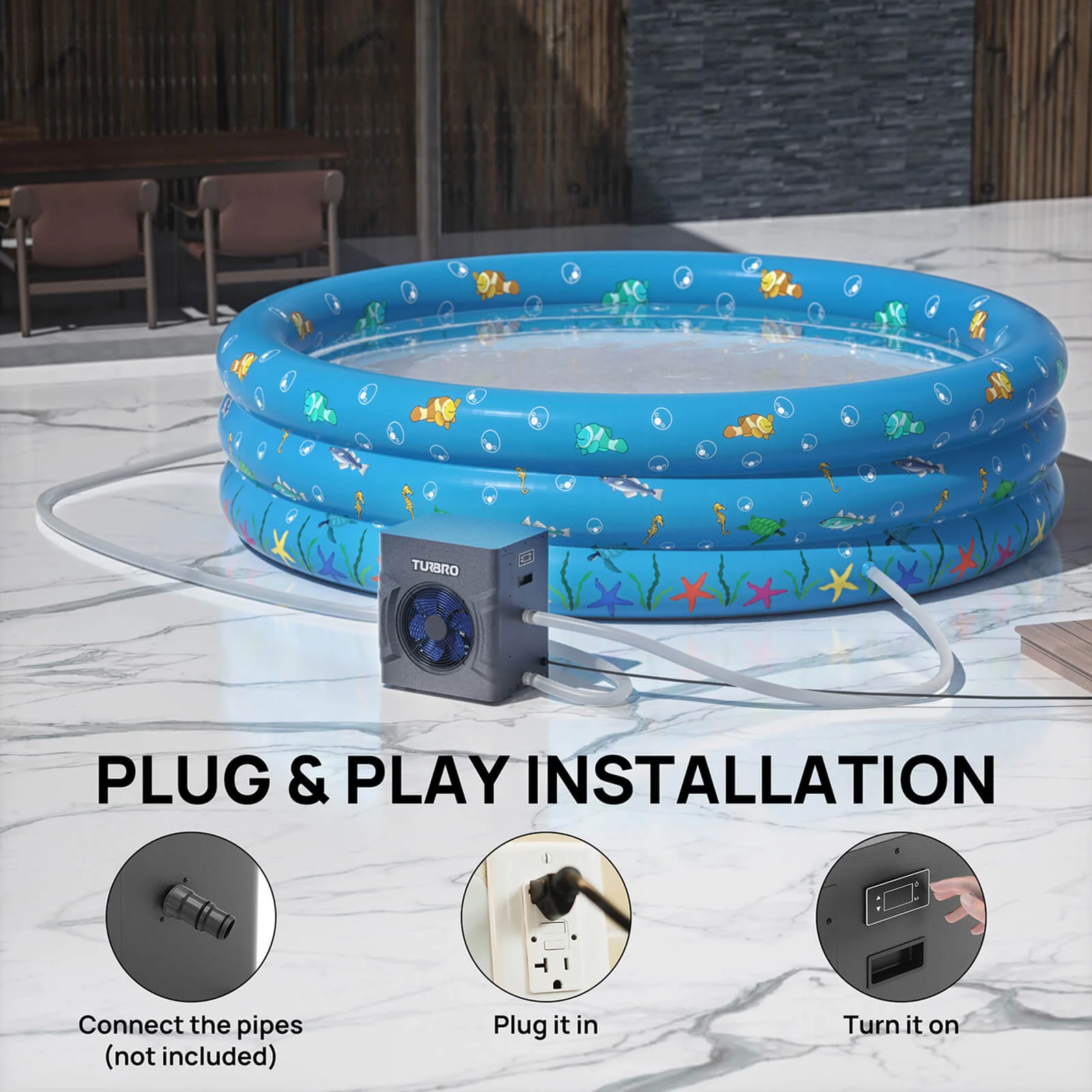 (Open Box) Manatee M20 Swimming Pool Heat Pump - Image 5