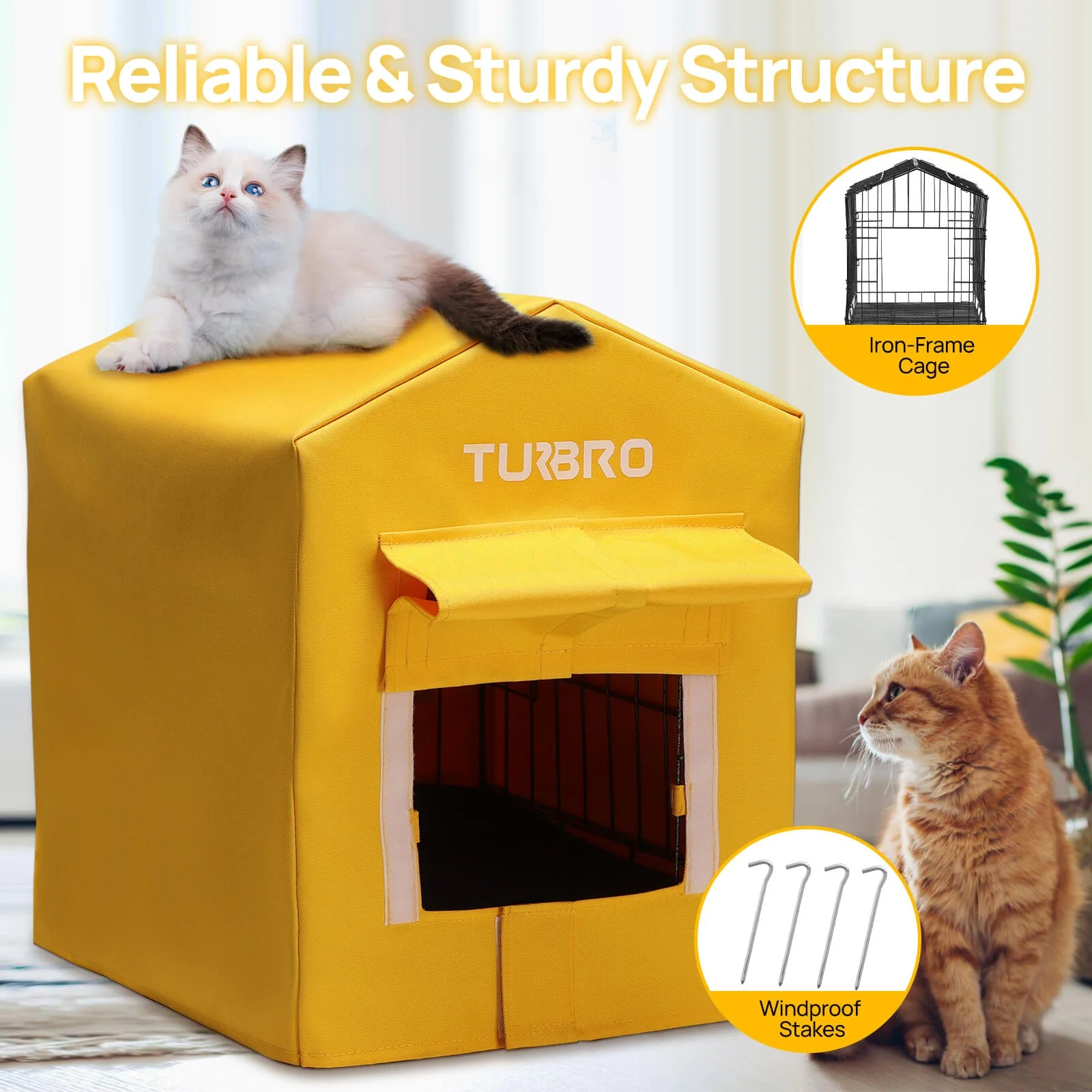 (Open Box) Neighborhood CH17A Heated Cat House - Image 11