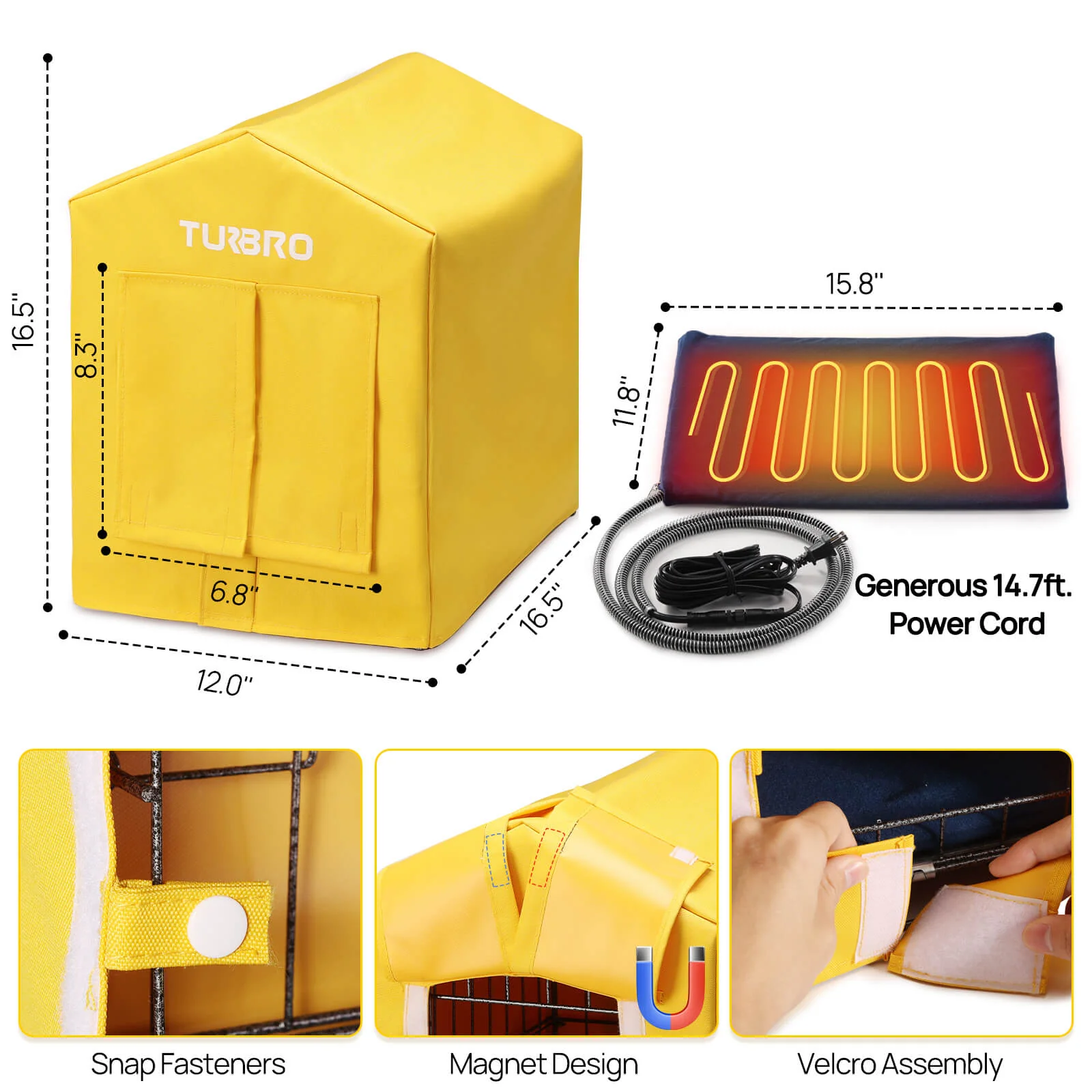 (Open Box) Neighborhood CH17A Heated Cat House - Image 12
