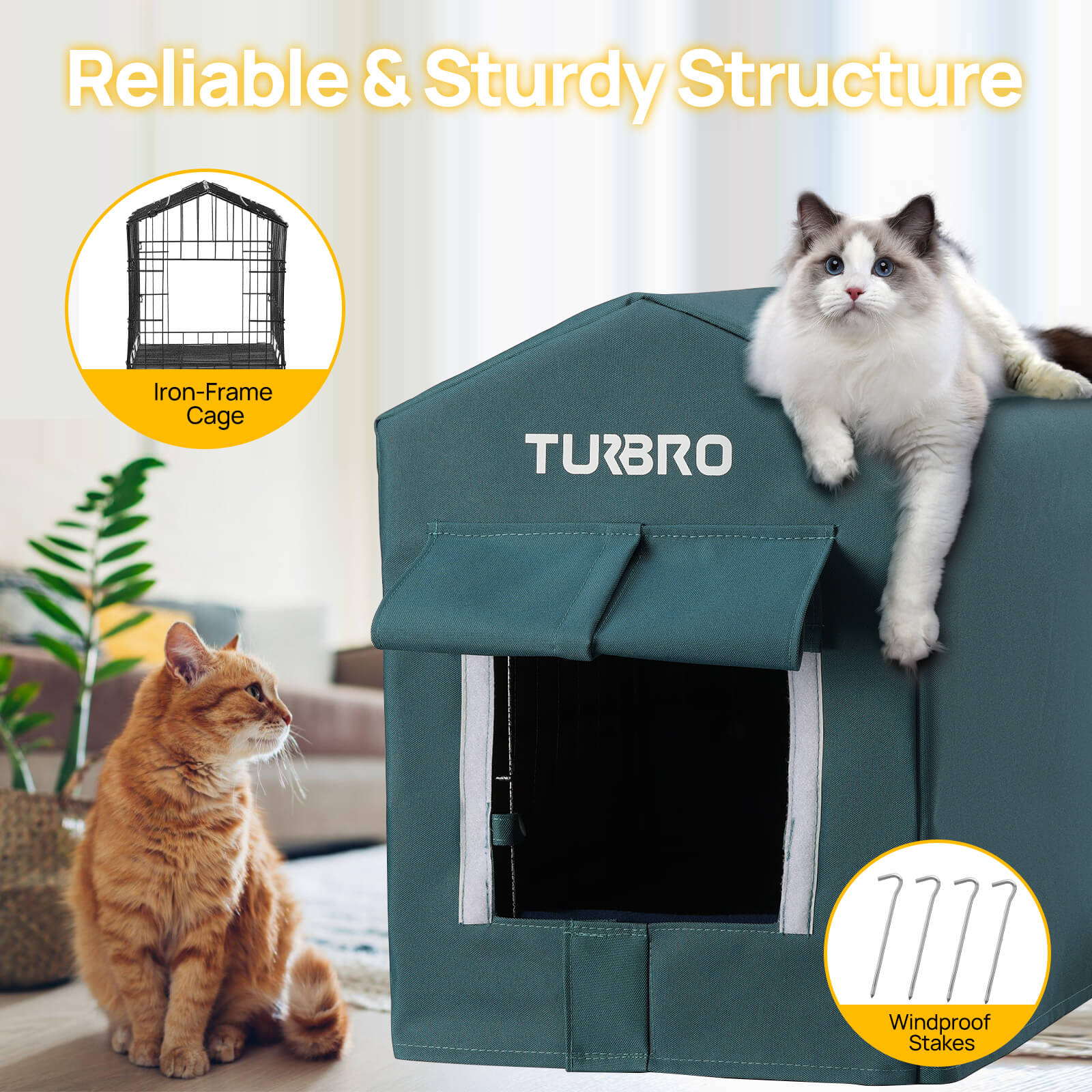 (Open Box) Neighborhood CH17A Heated Cat House - Image 4