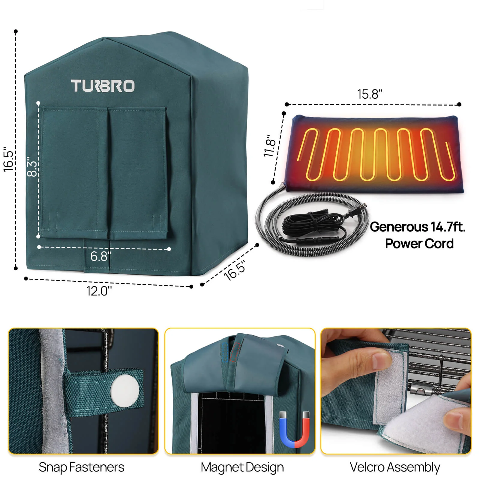 (Open Box) Neighborhood CH17A Heated Cat House - Image 5