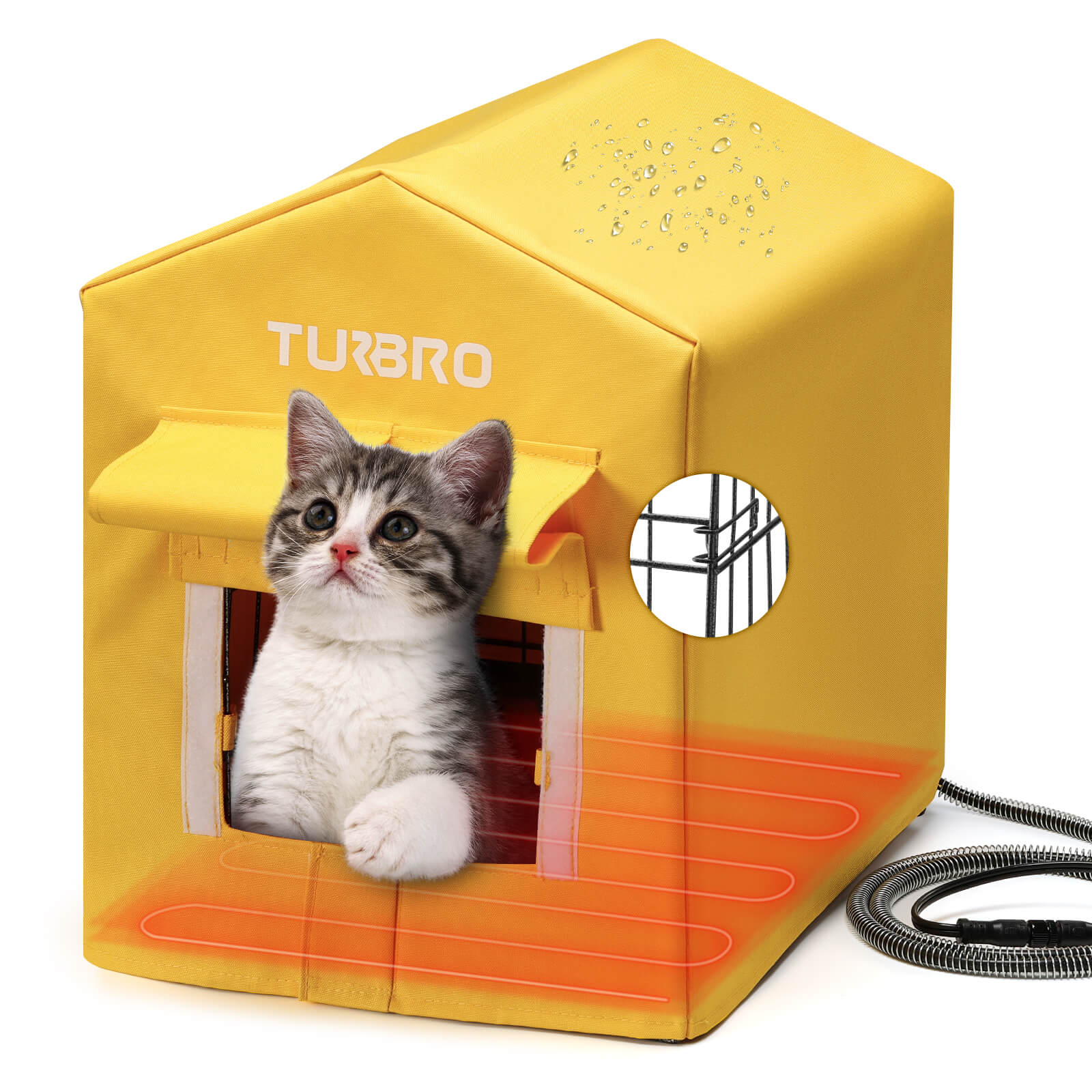 (Open Box) Neighborhood CH17A Heated Cat House - Image 8